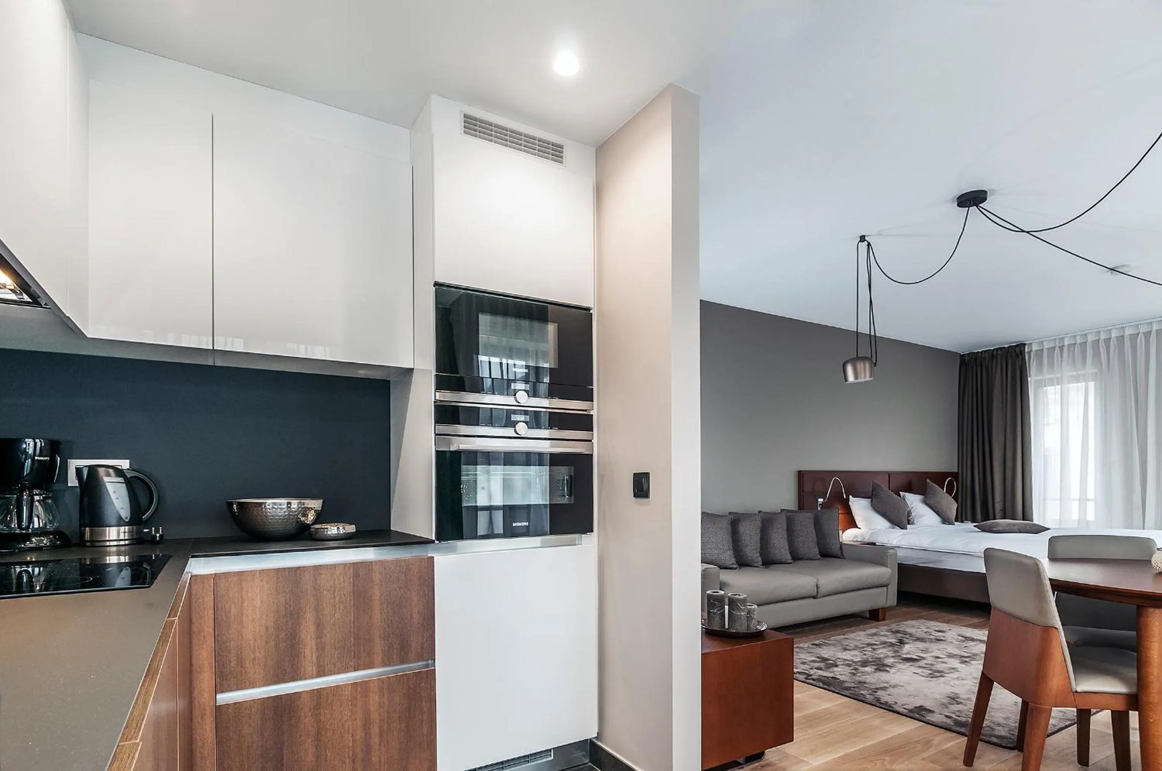 Kitchen or kitchenette in Aparthotel Residence Agenda