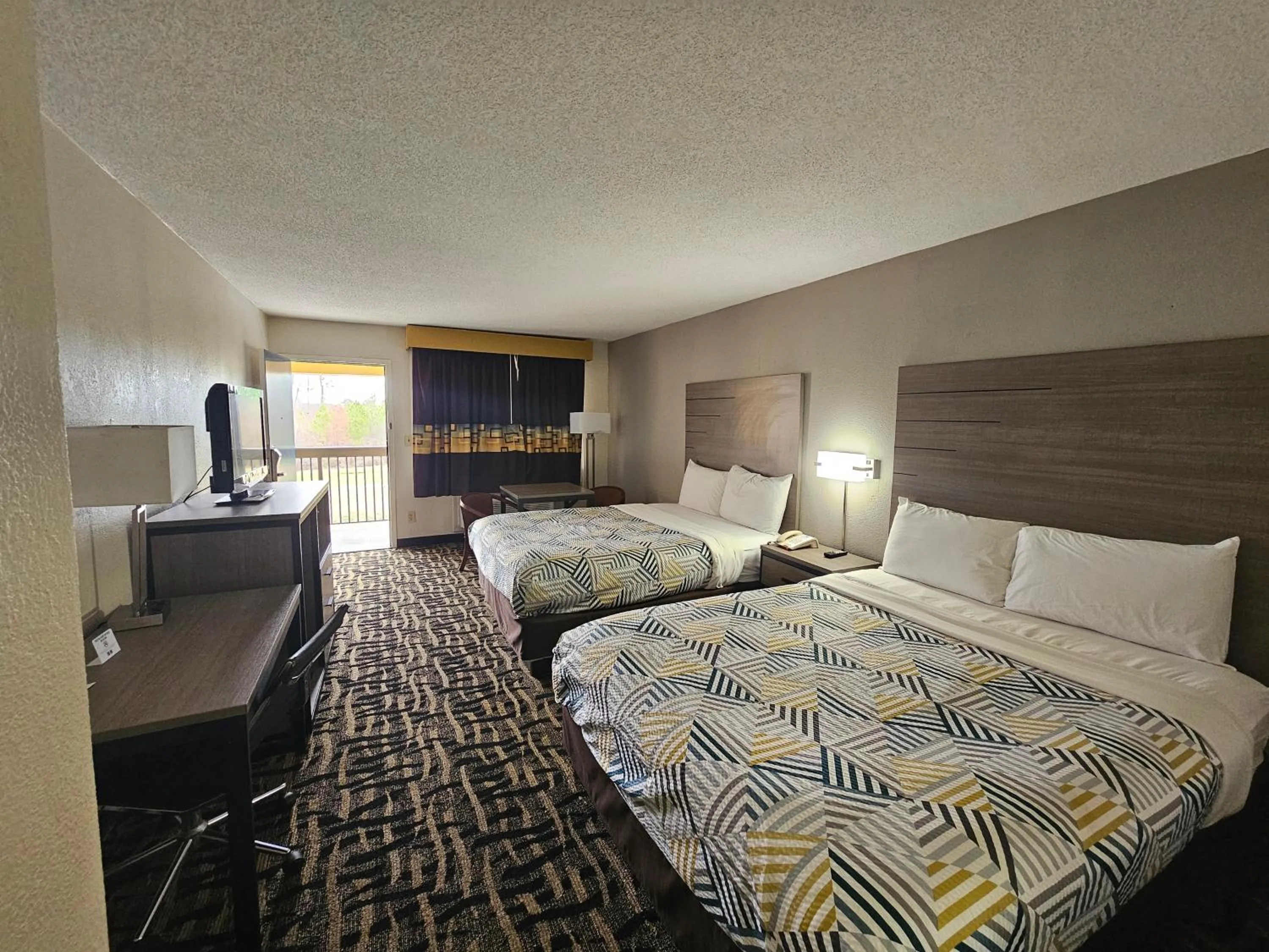 Bedroom, Bed in Motel 6 Jackson MS Southwest