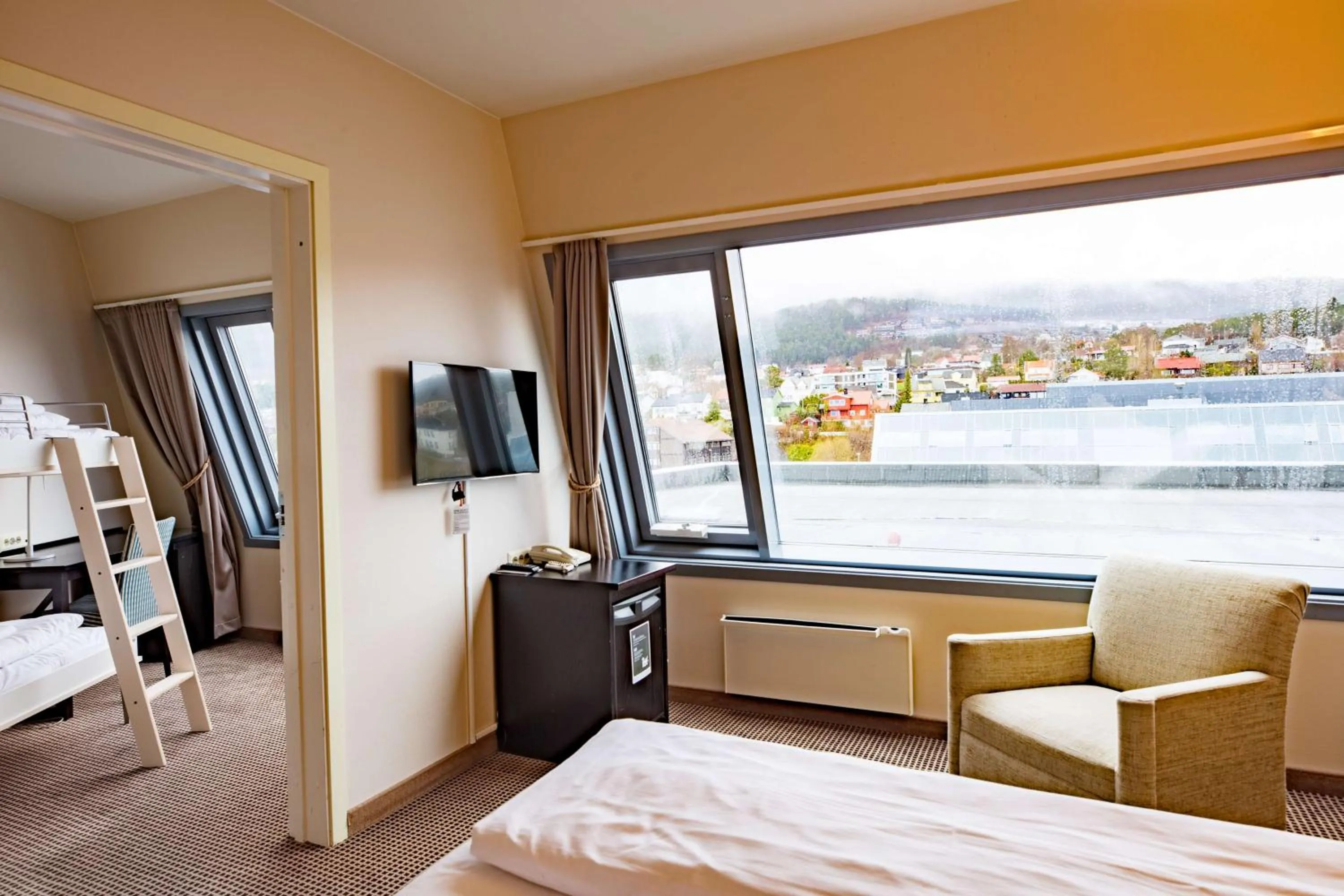 Photo of the whole room, Bed in Scandic Seilet Hotel