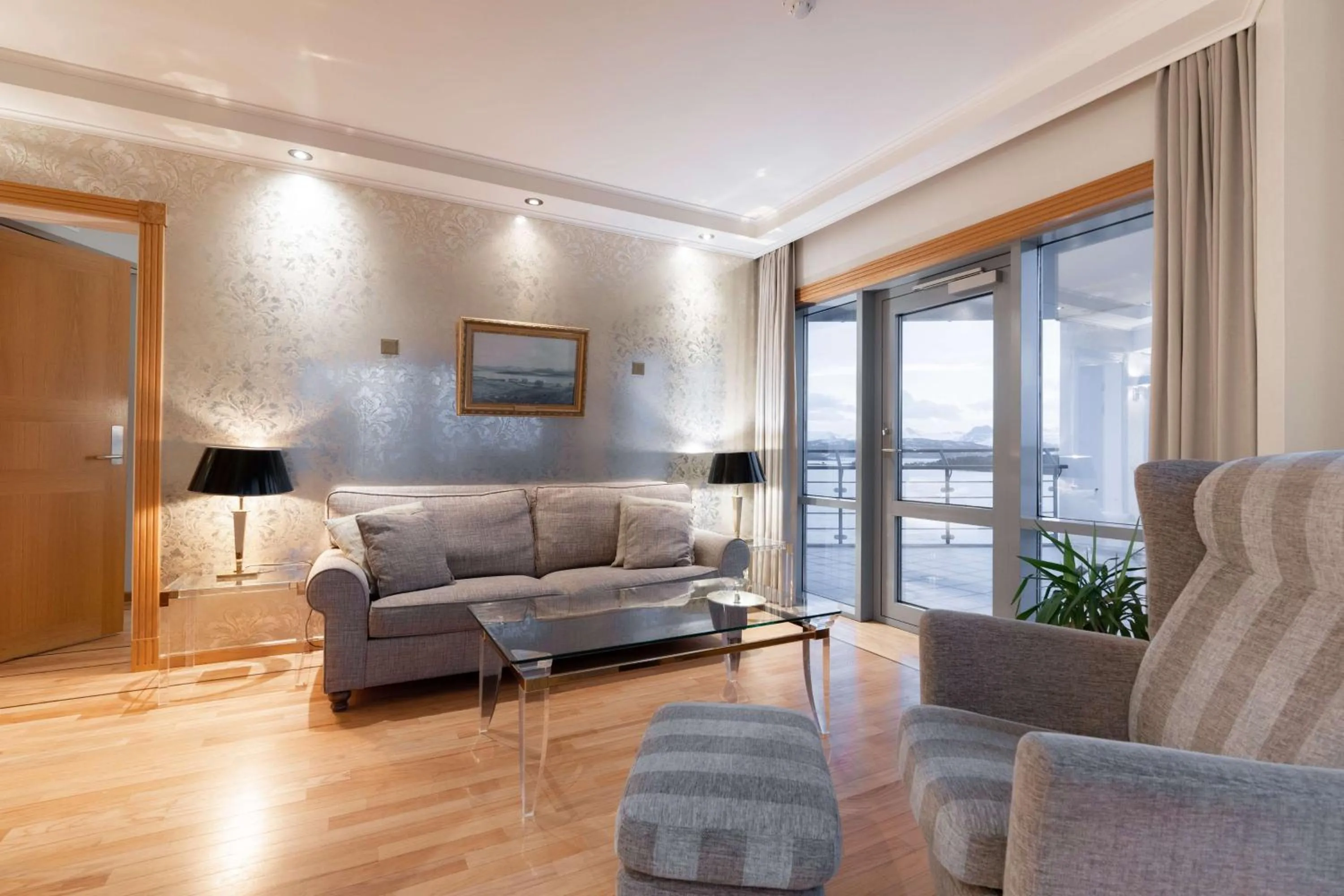 Bedroom in Scandic Seilet Hotel