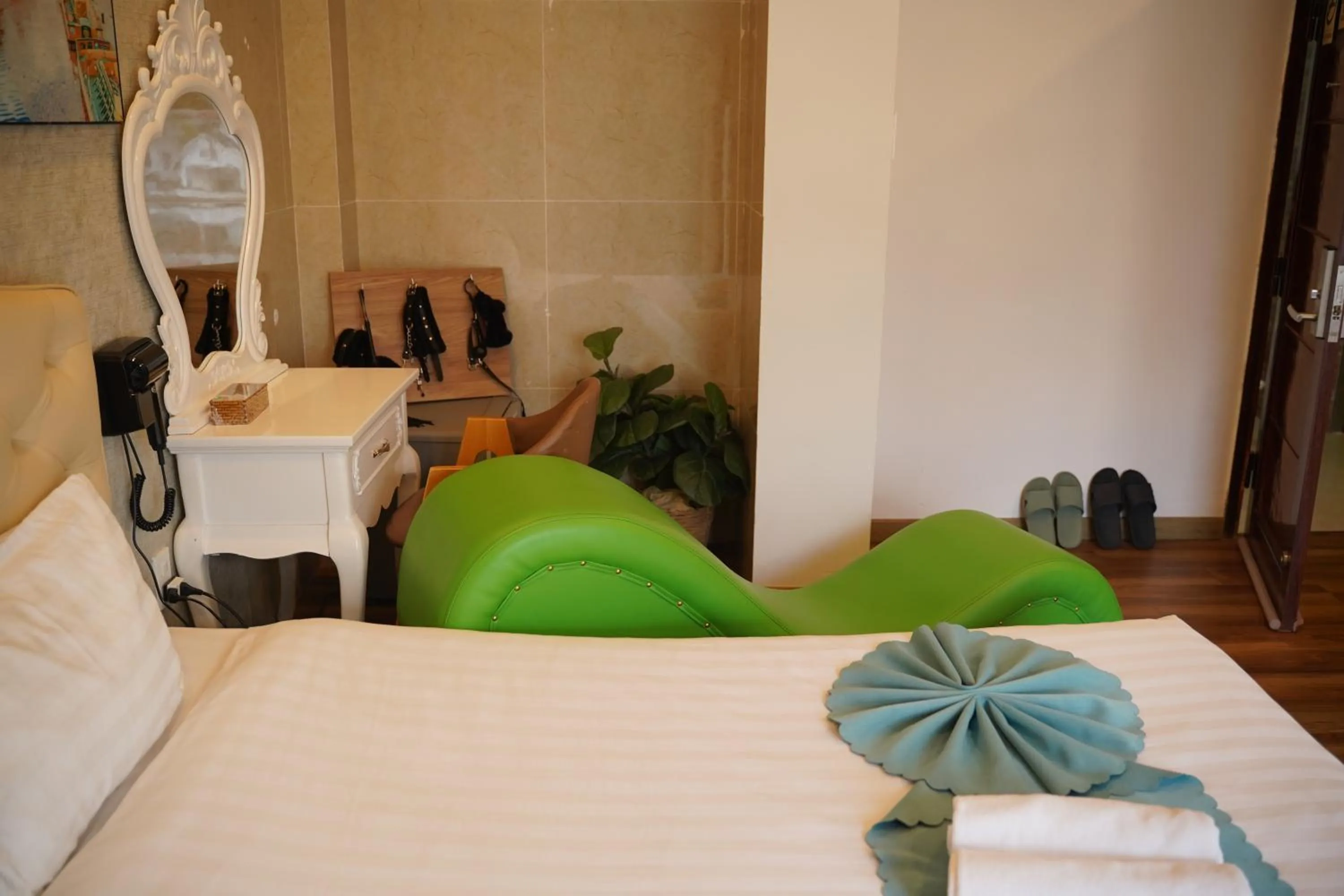 Bed in Ngàn Phố Studio & Love Hotel