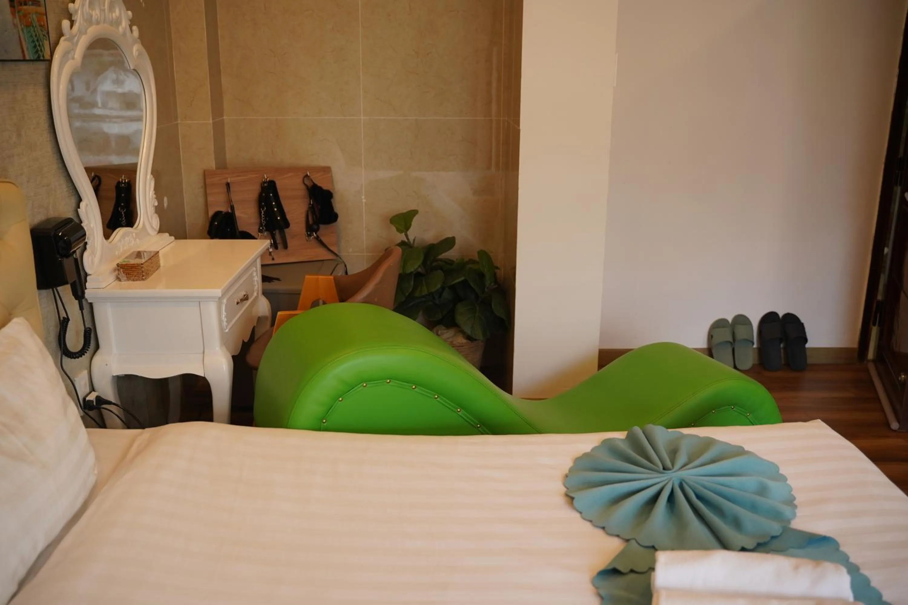 Bed in Ngàn Phố Studio & Love Hotel