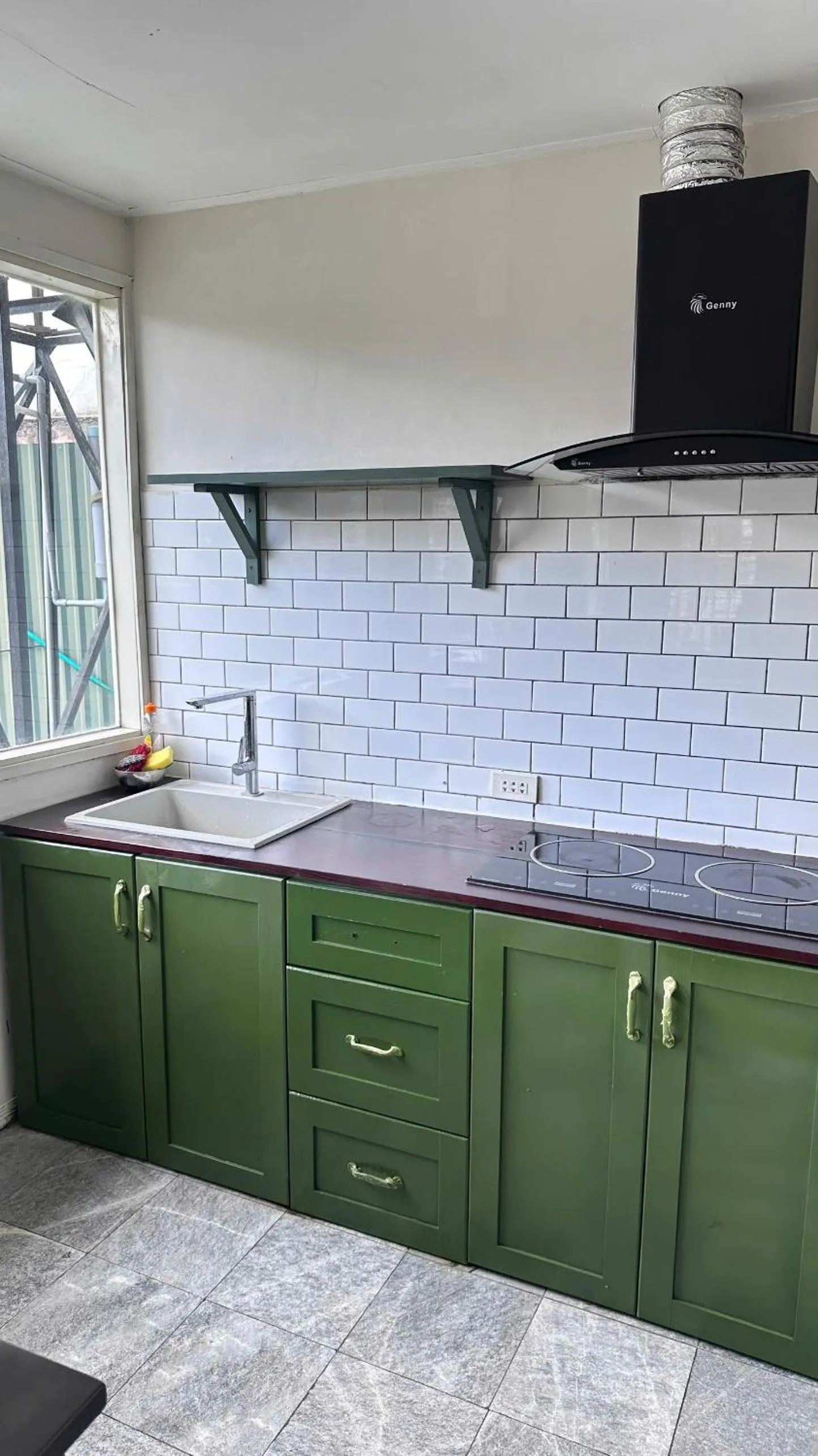 Kitchen or kitchenette in Ngàn Phố Studio & Love Hotel