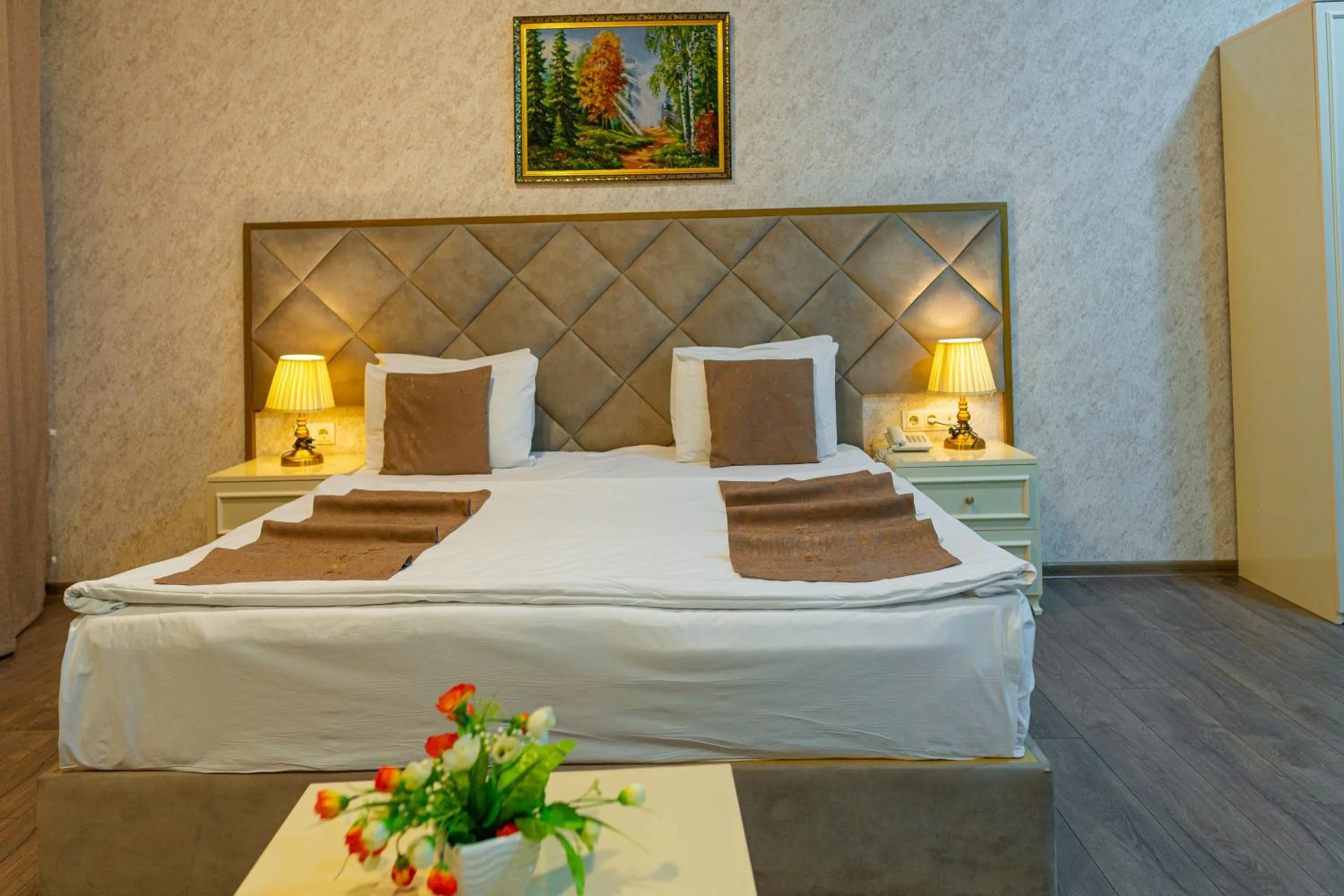 Bed in Salam Baku Hotel (SBH)