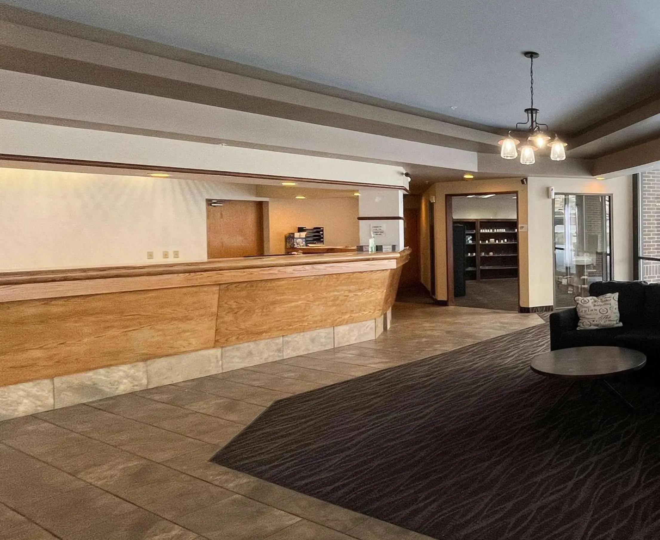 Lobby or reception in Ramada by Wyndham Butte Lobby or reception in Ramada by Wyndham Butte