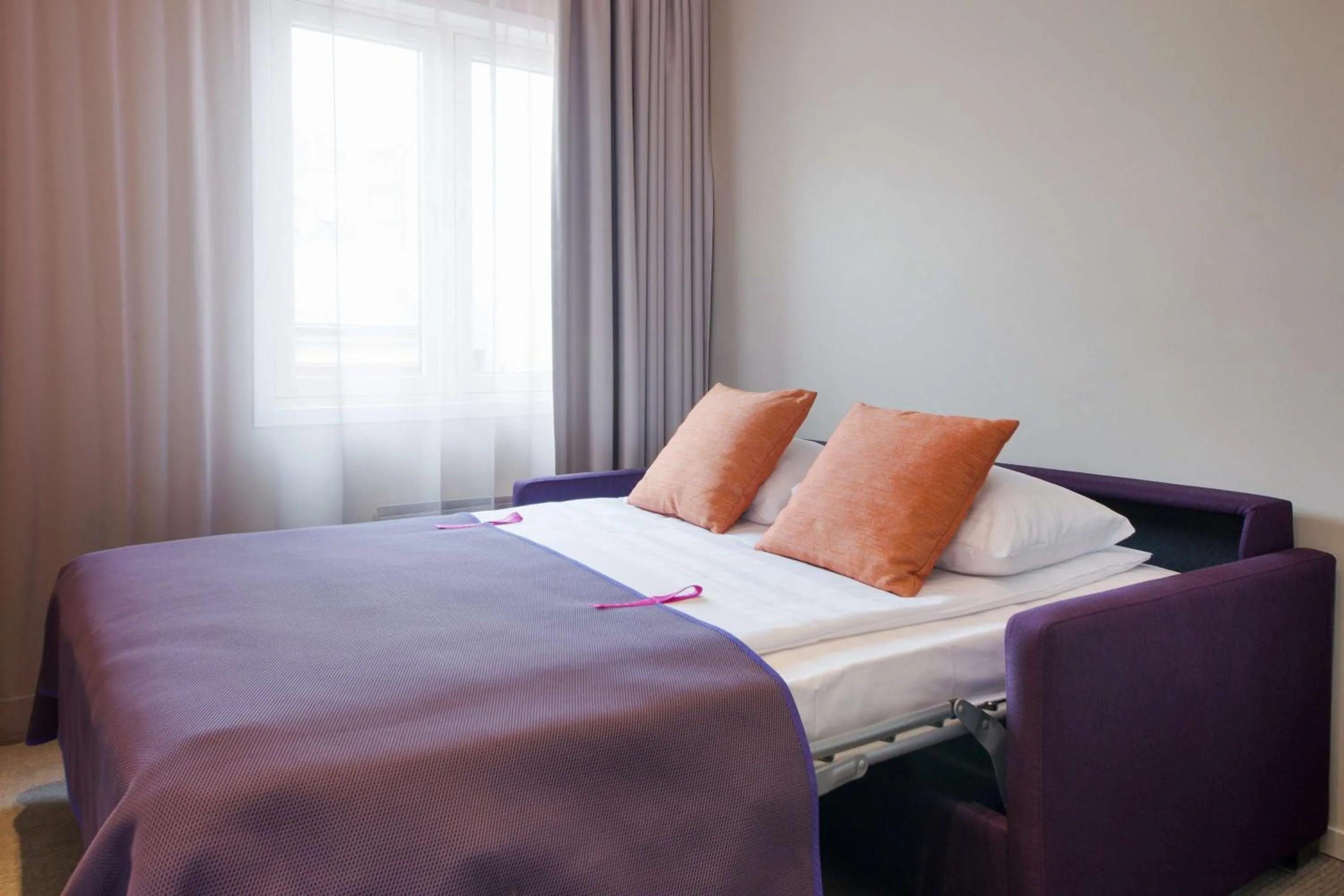 Bedroom, Bed in Scandic Karl Johan