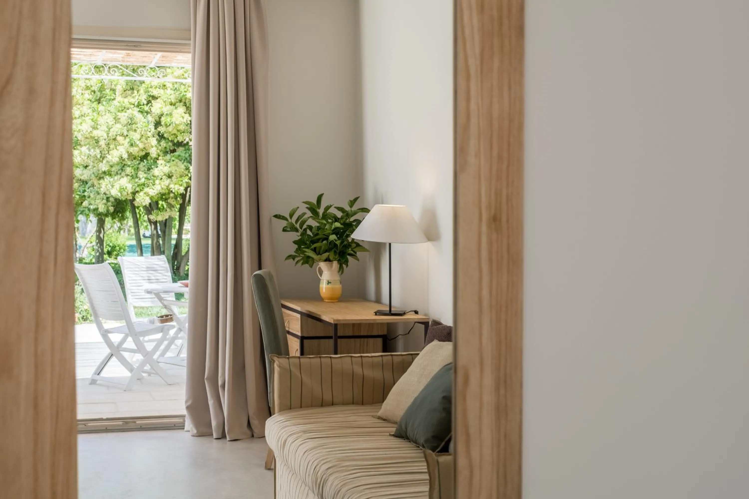 Seating area in Tenuta DonnAnna Agriturismo&Glamping