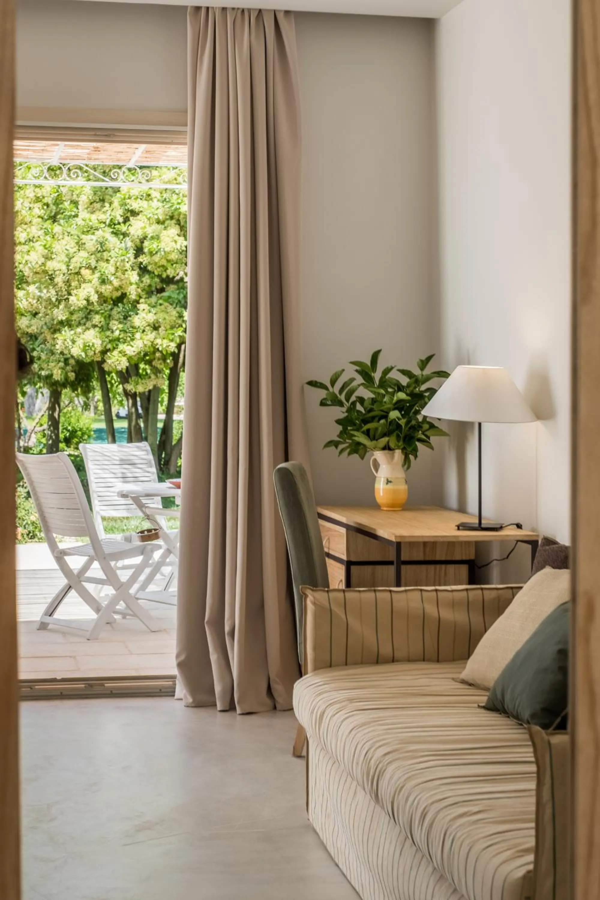 Seating area in Tenuta DonnAnna Agriturismo&Glamping