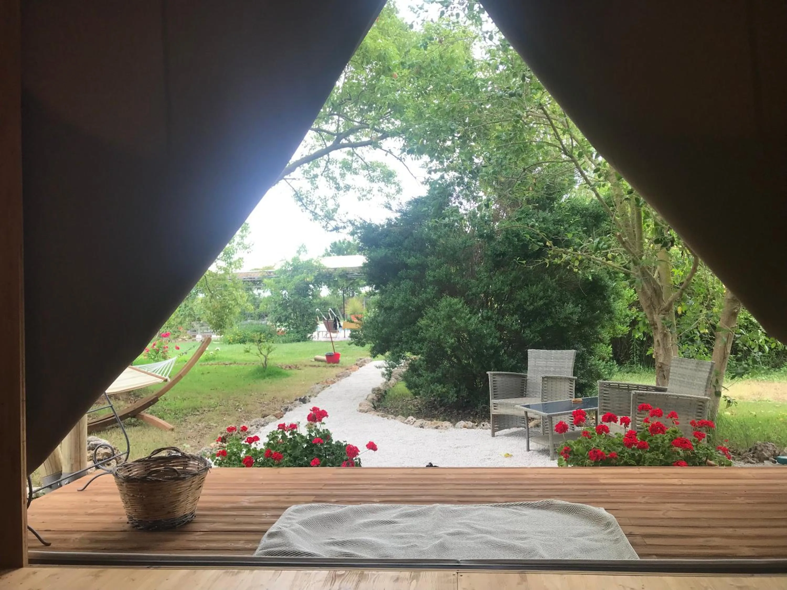 Garden view in Tenuta DonnAnna Agriturismo&Glamping