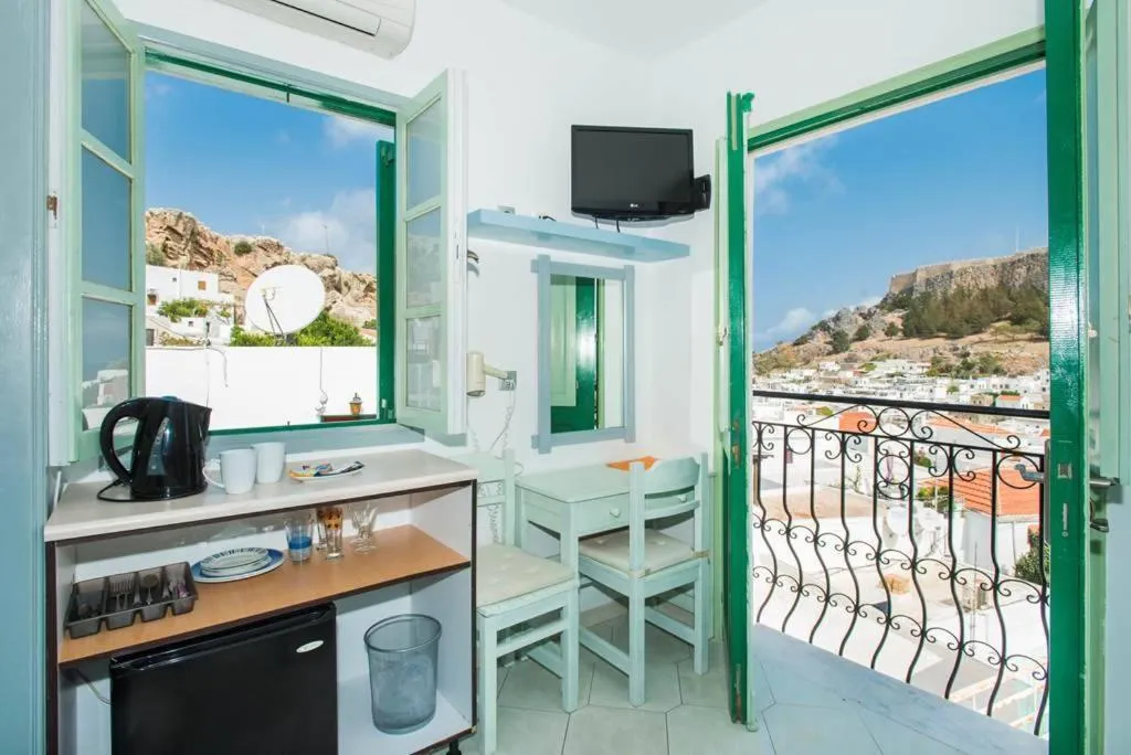 City view in Xenones Lindos