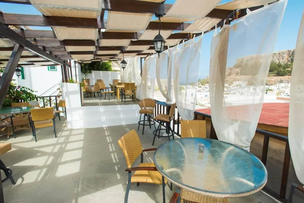 Balcony/Terrace in Xenones Lindos