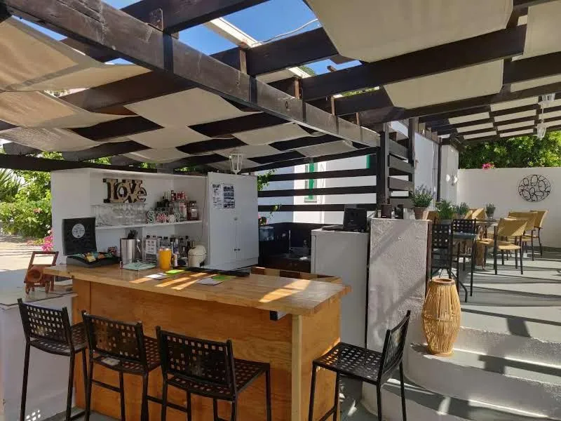 Balcony/Terrace in Xenones Lindos