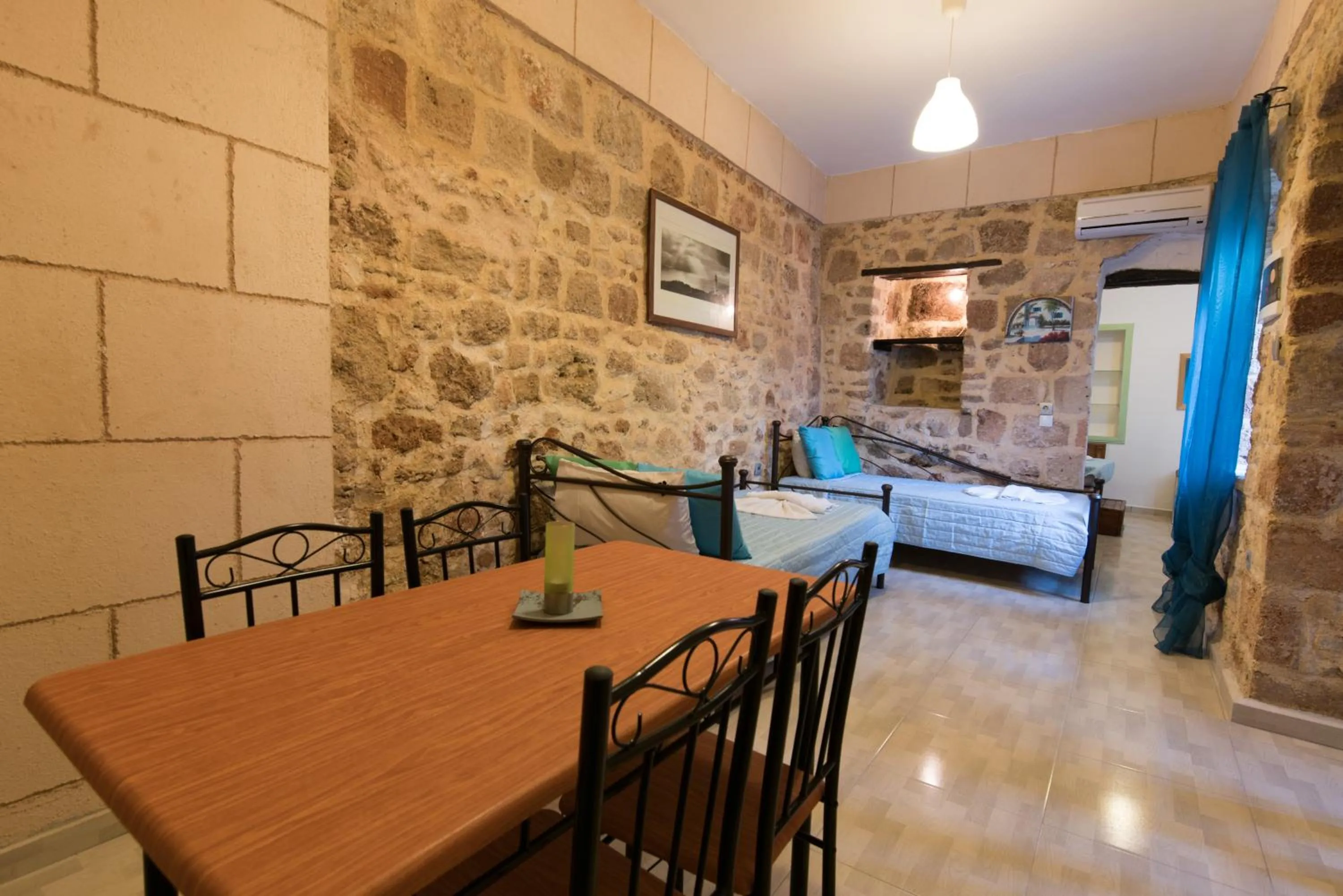 Living room in Xenones Lindos