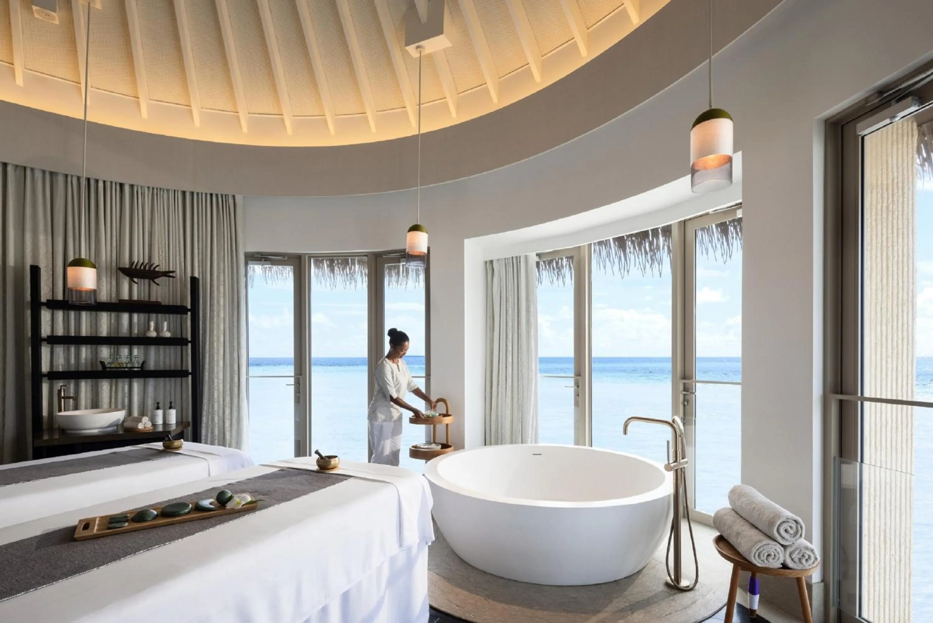 Spa and wellness centre/facilities in Intercontinental Maldives Maamunagau Resort with Club benefits by IHG