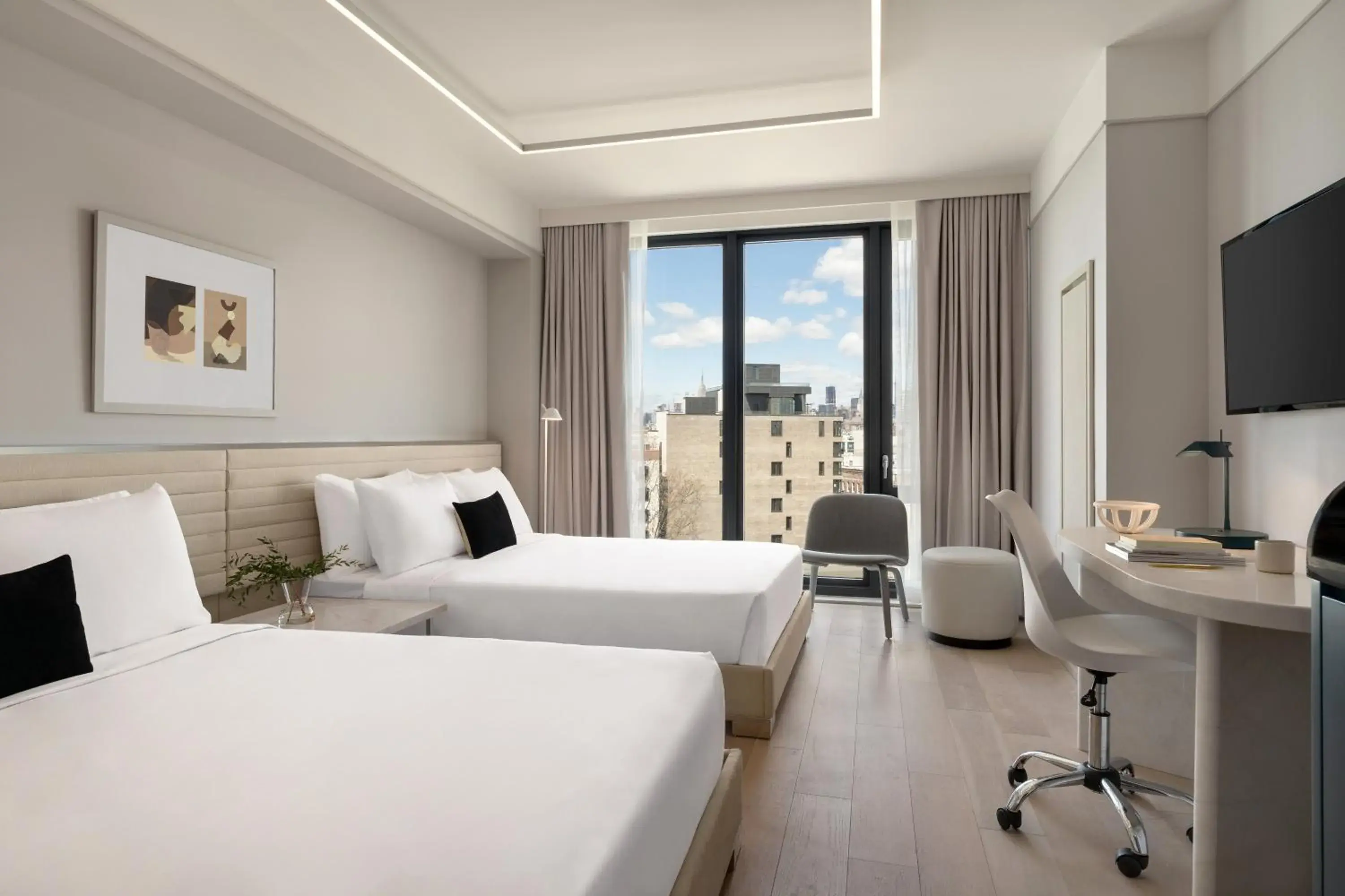 Standard Double Room with Two Double Beds in Hotel Indigo - Williamsburg - Brooklyn by IHG Standard Double Room with Two Double Beds in Hotel Indigo - Williamsburg - Brooklyn by IHG