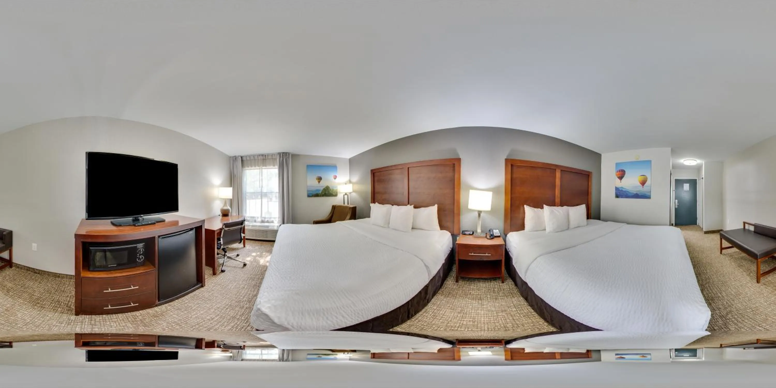 Bedroom, Bed in Comfort Inn Apex - Holly Springs