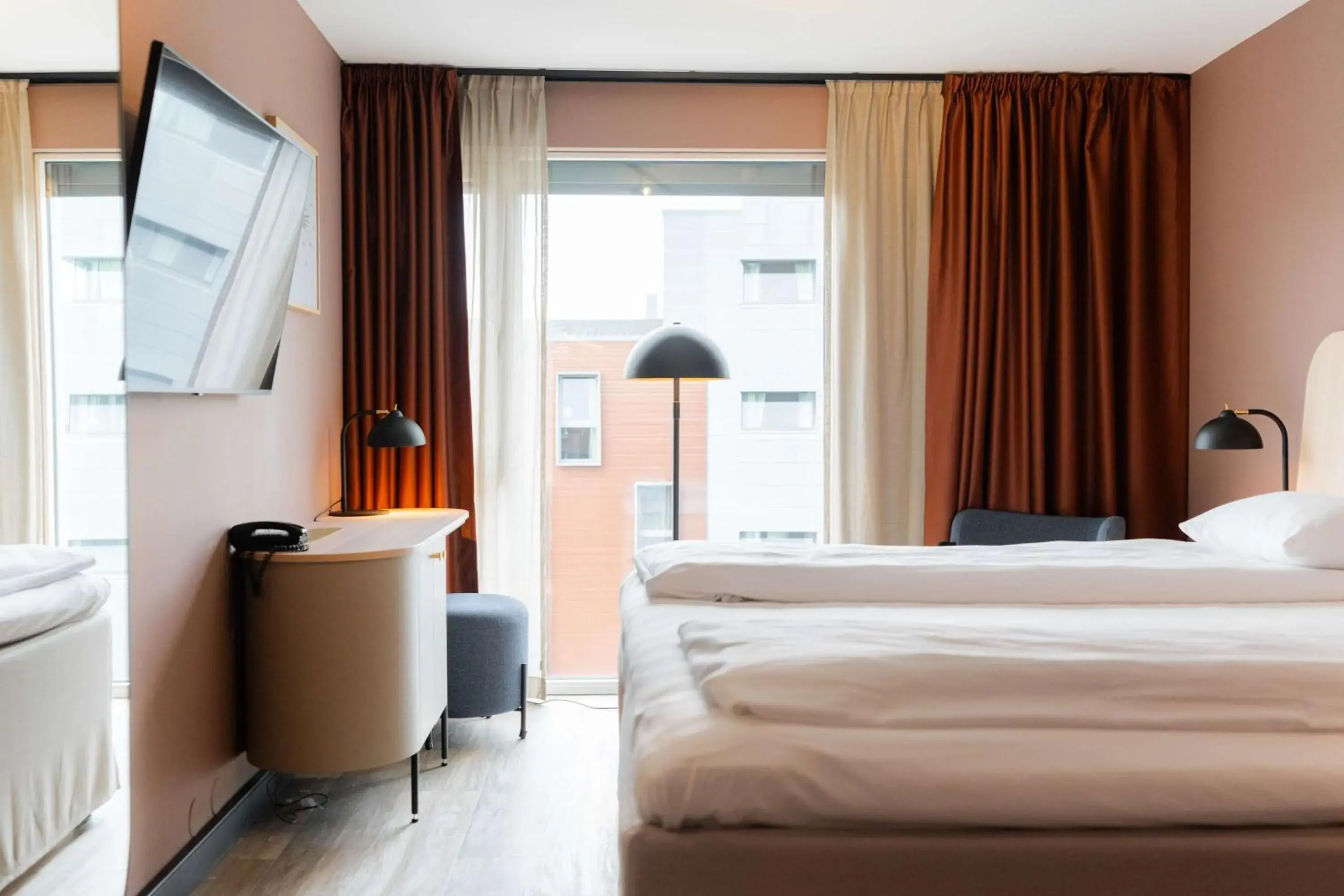 Bedroom, Bed in Scandic Nidelven Bedroom, Bed in Scandic Nidelven