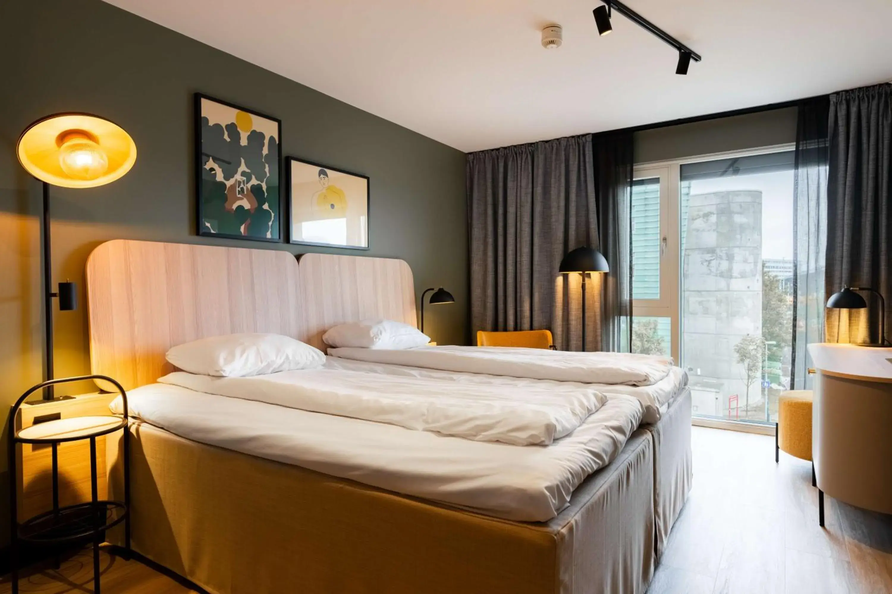 Bedroom, Bed in Scandic Nidelven Bedroom, Bed in Scandic Nidelven