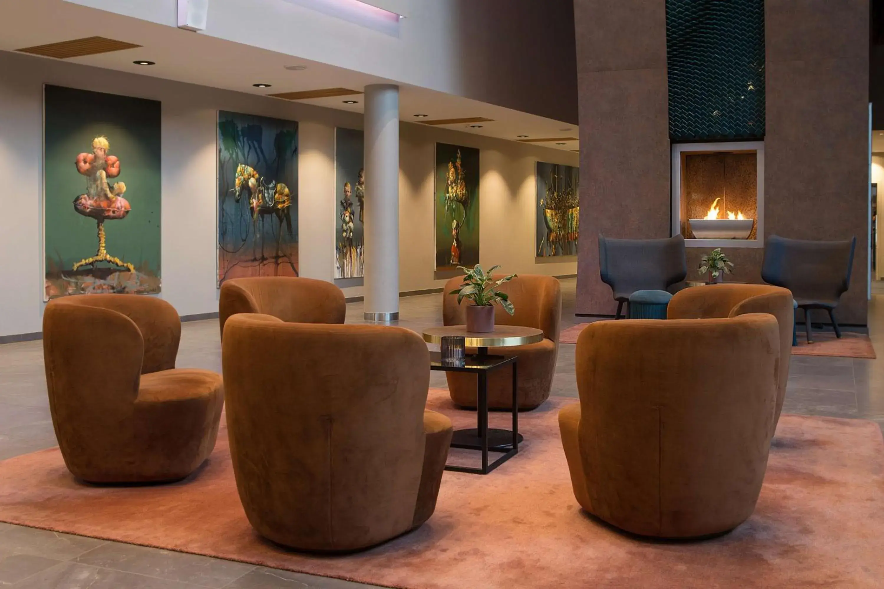 Lobby or reception in Scandic Nidelven Lobby or reception in Scandic Nidelven