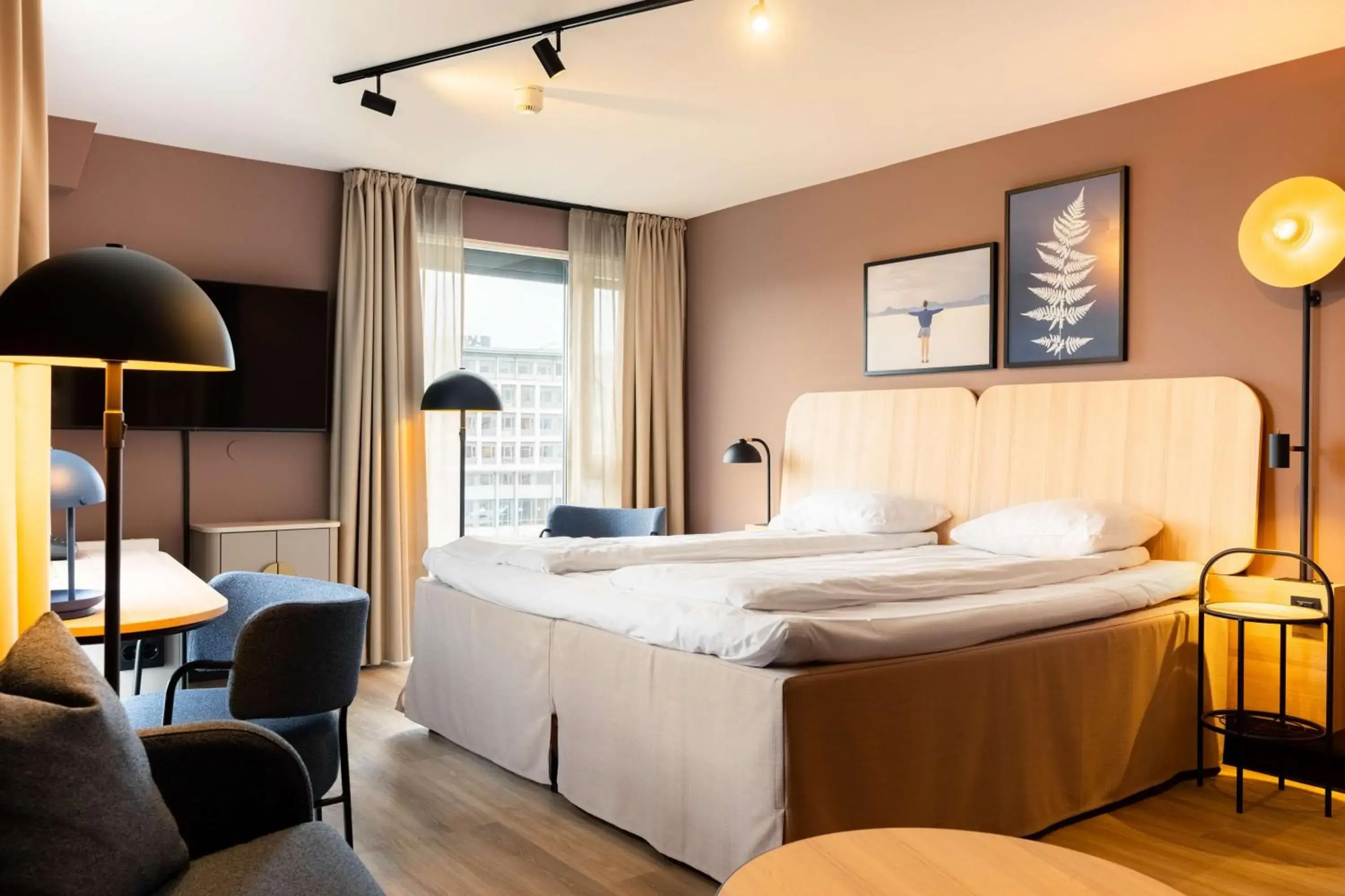 Bedroom, Bed in Scandic Nidelven Bedroom, Bed in Scandic Nidelven