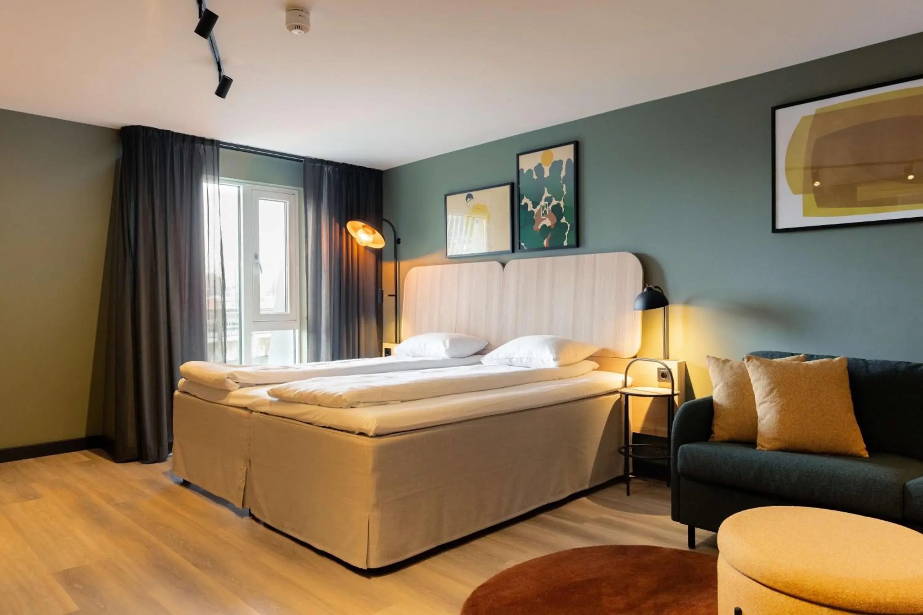 Bedroom, Bed in Scandic Nidelven Bedroom, Bed in Scandic Nidelven