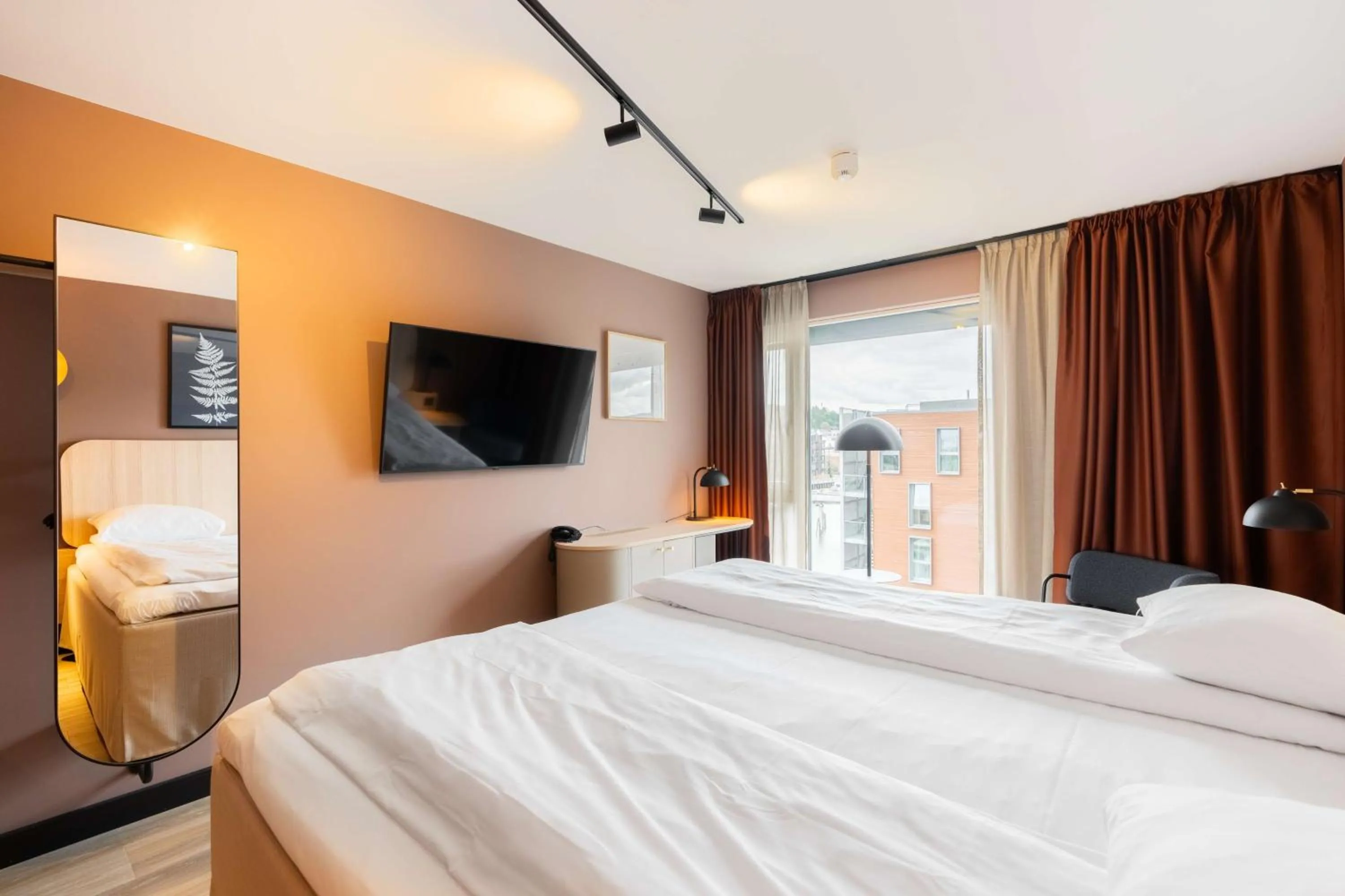 Bedroom, Bed in Scandic Nidelven