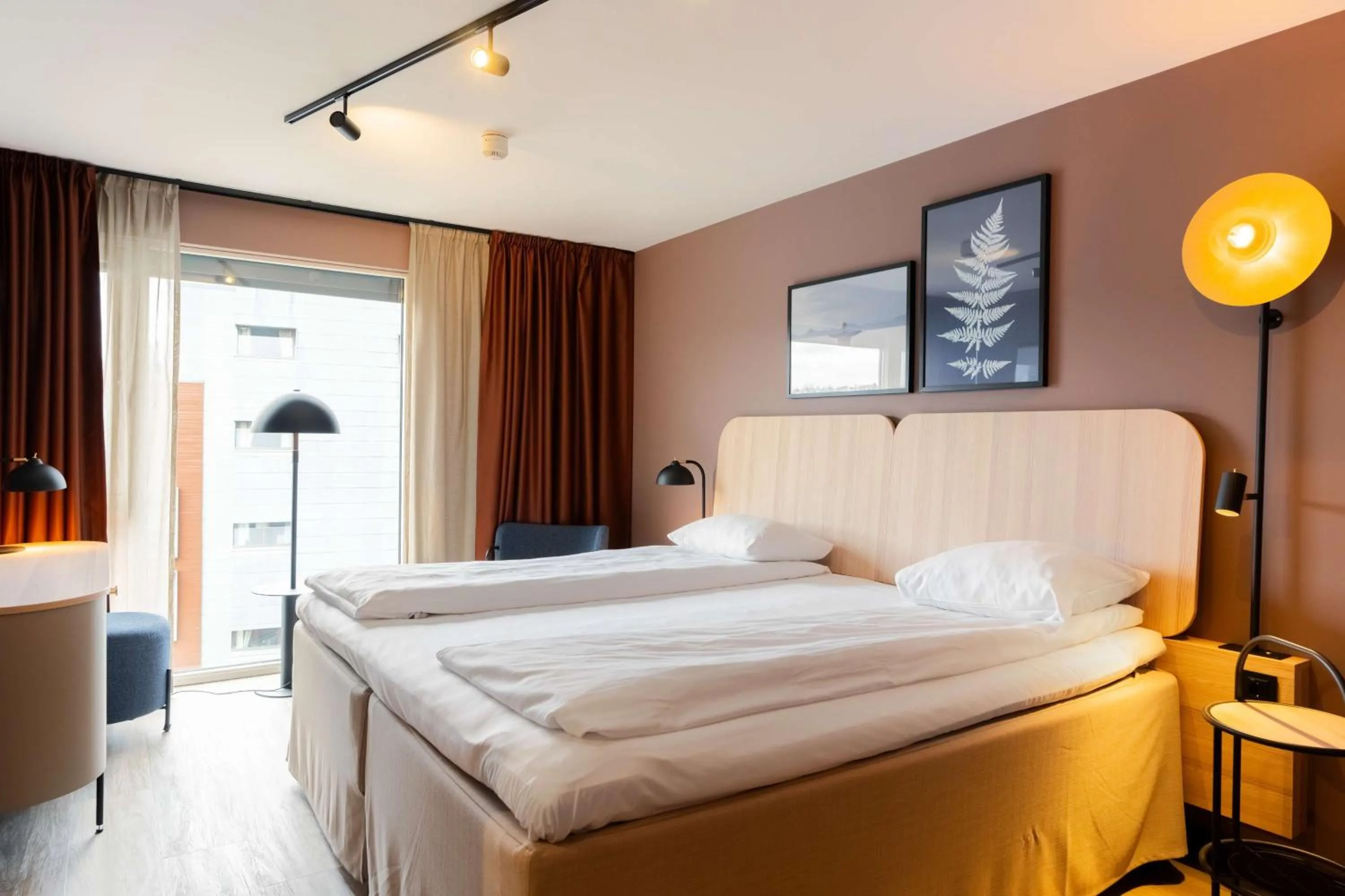 Bedroom, Bed in Scandic Nidelven