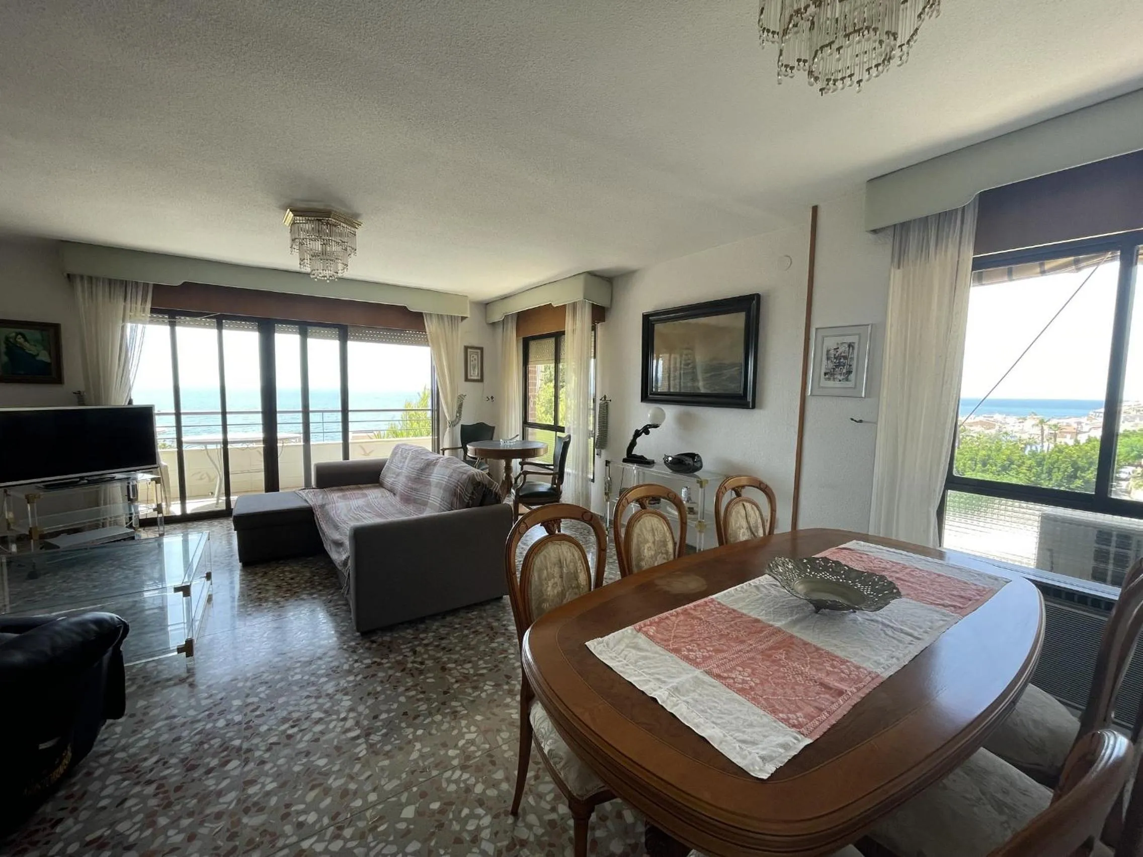 Living room in PV20A, Gran apartamento en el centro con vistas al mar
