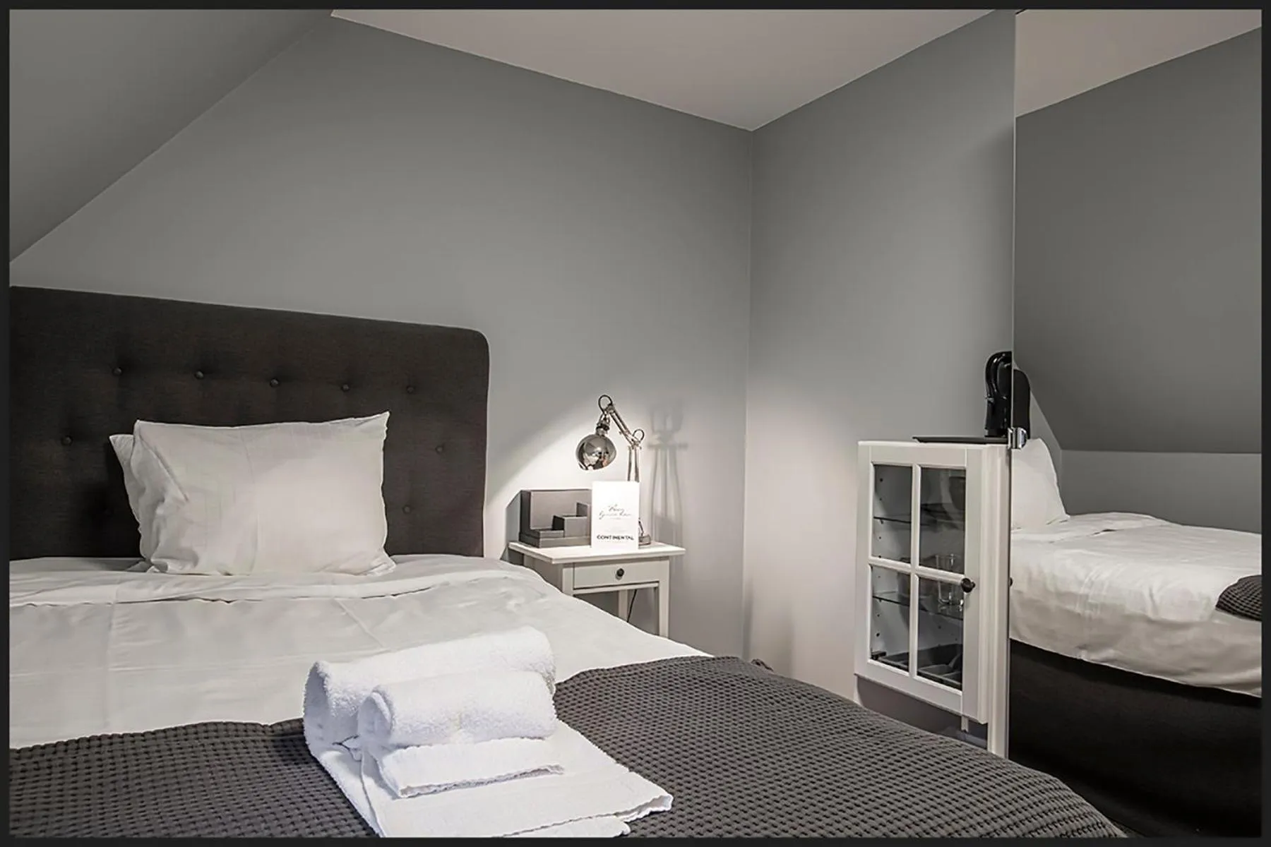 Bed in Continental Apartment Hotel Helsingborg