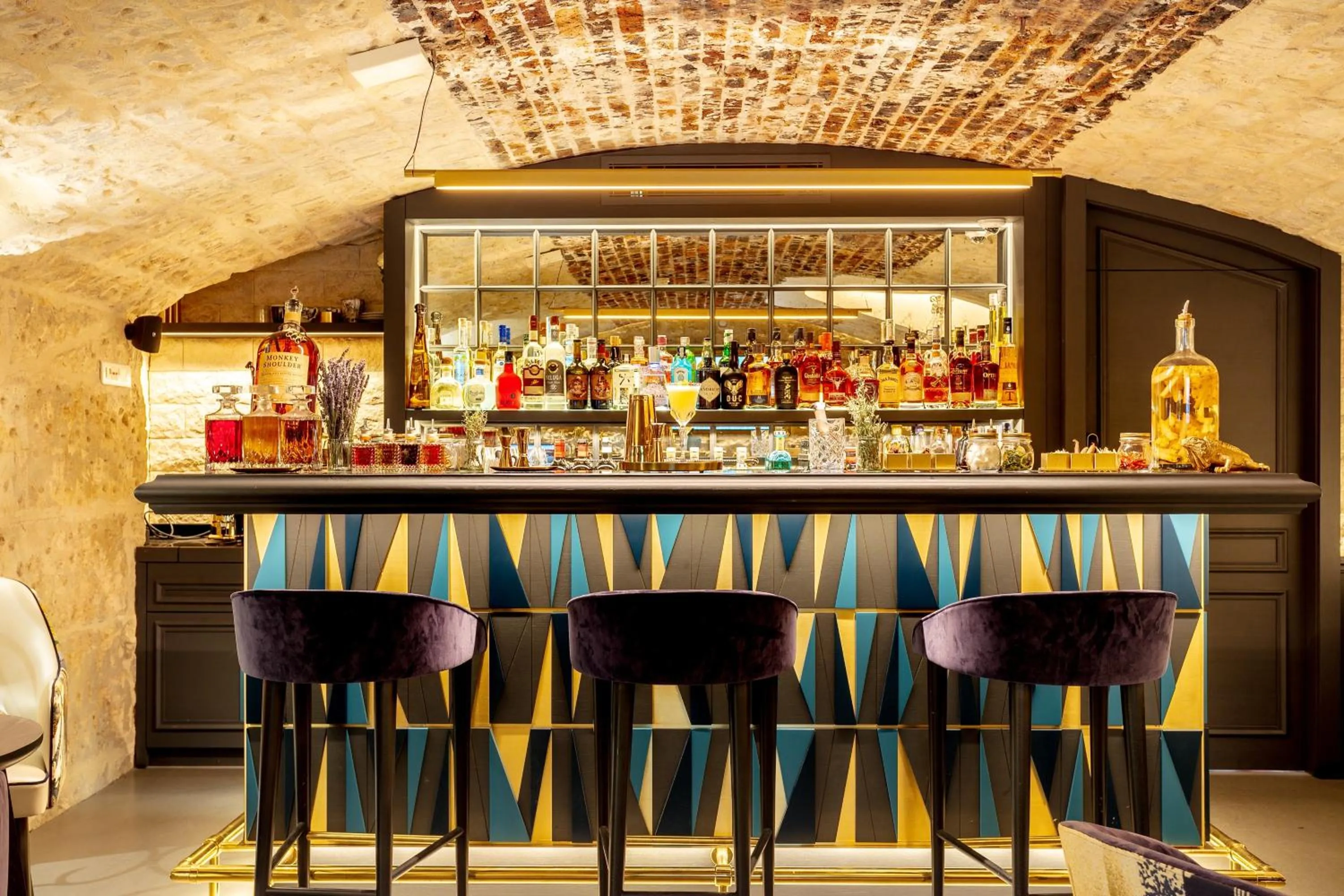 Lounge or bar in Hôtel Roi de Sicile - Rivoli