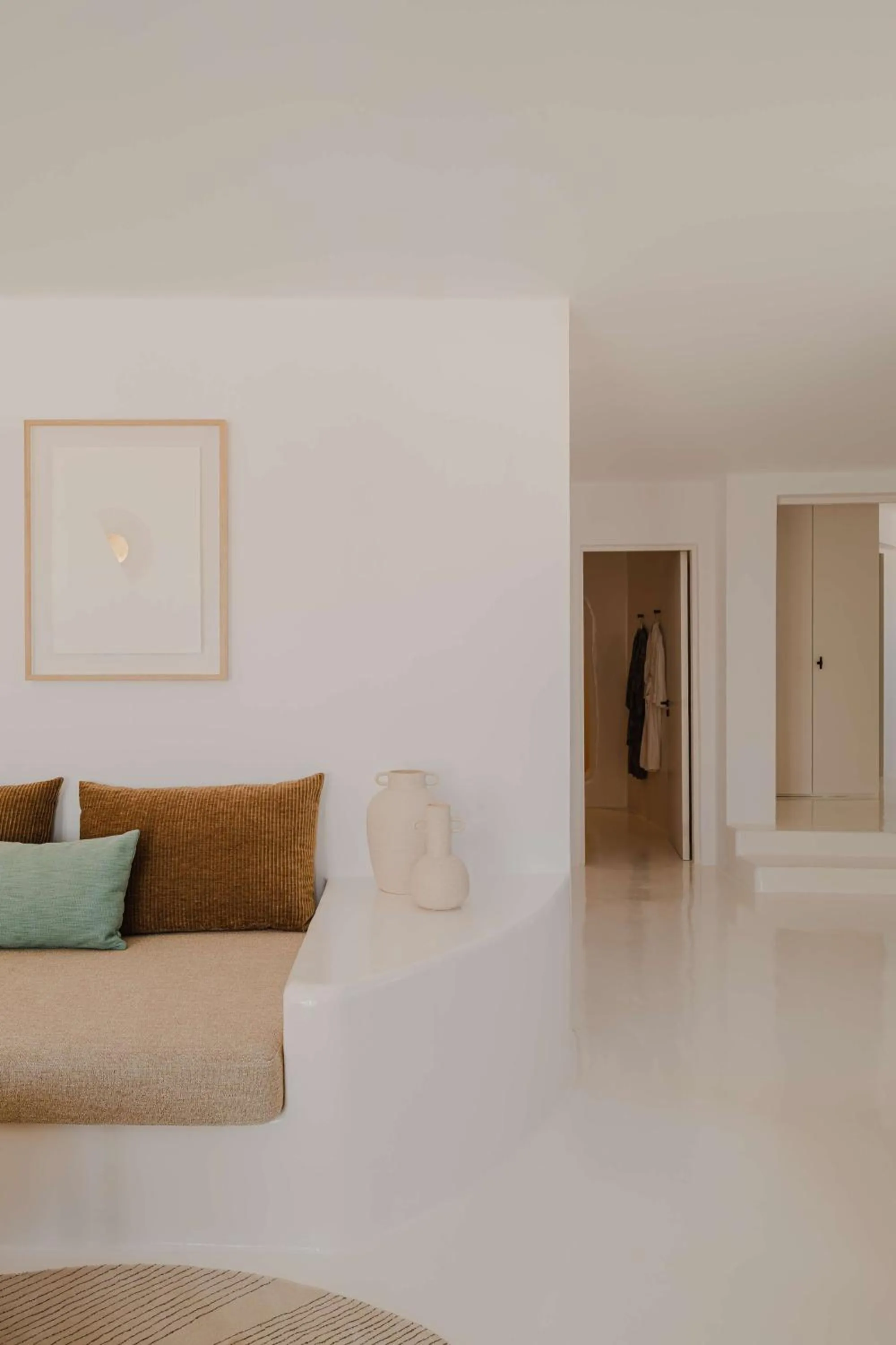 Living room in Nobu Hotel Santorini