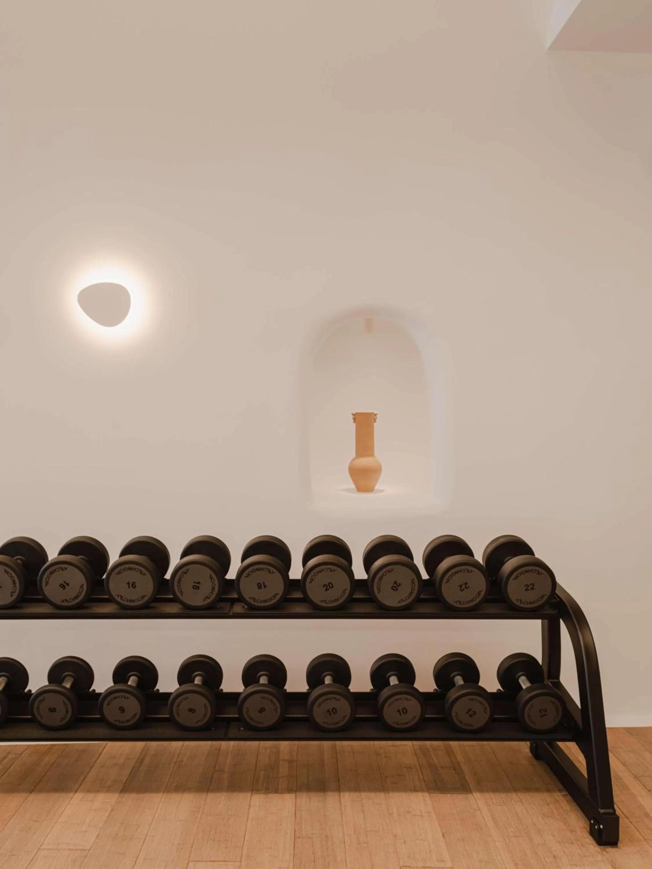 Fitness centre/facilities in Nobu Hotel Santorini