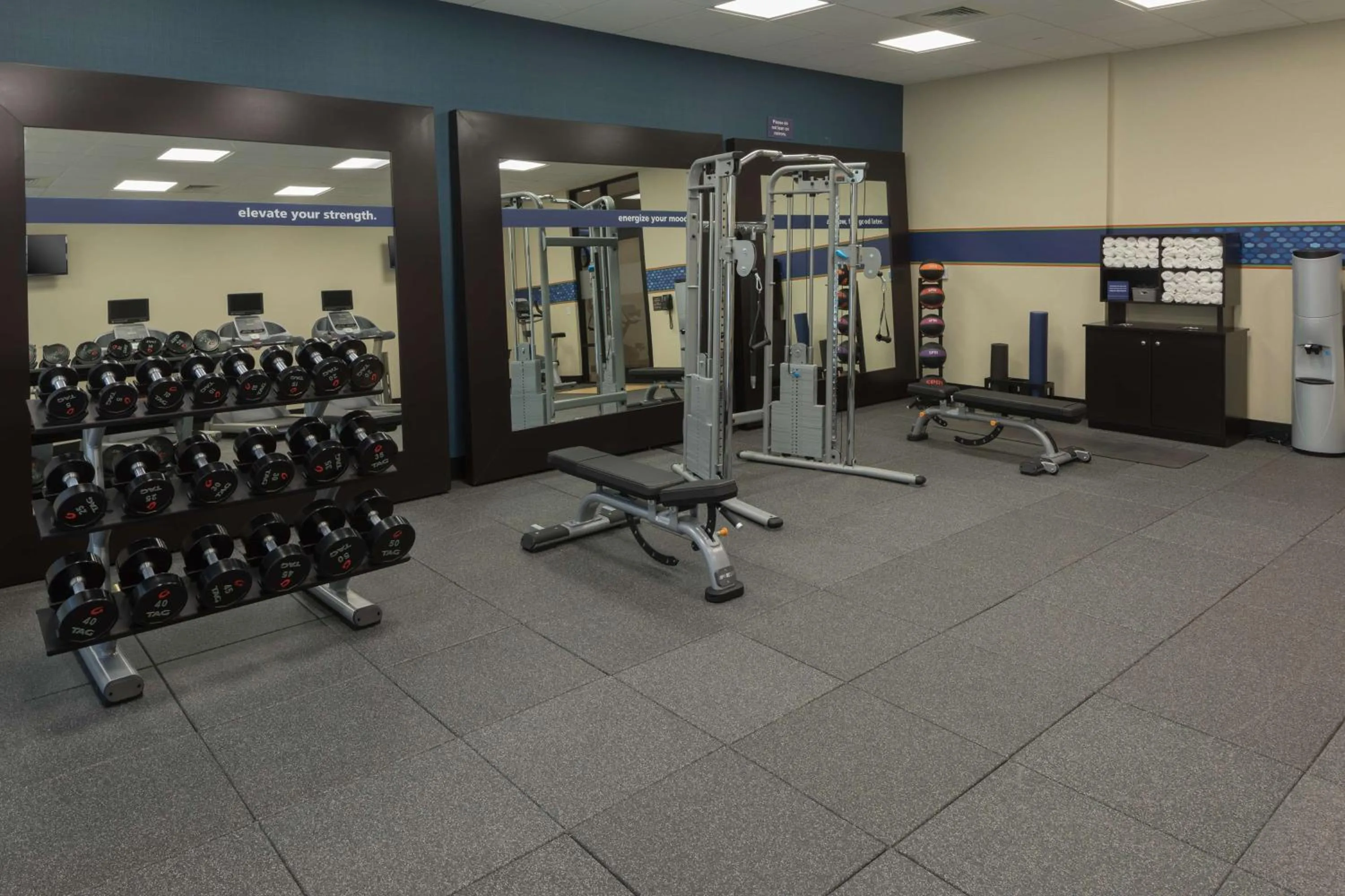 Fitness centre/facilities in Hampton Inn & Suites-Asheville Biltmore Village, NC