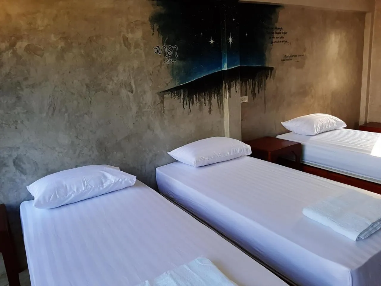 Bed in Baan Rabiangdao UthaiThani