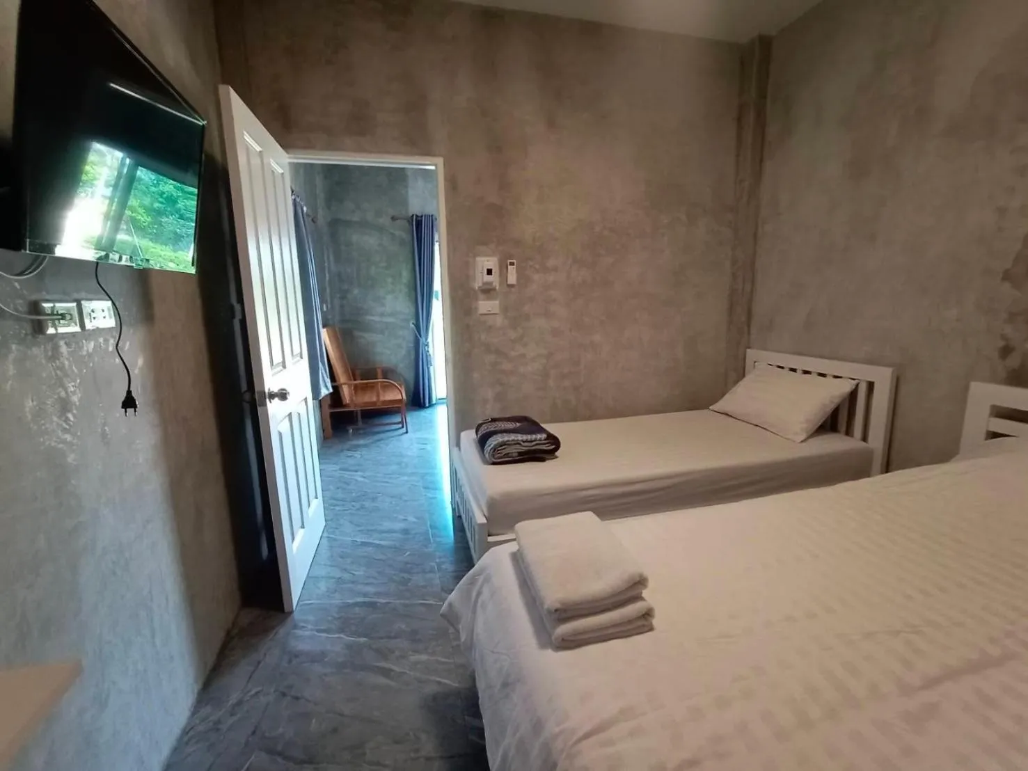 Bed in Baan Rabiangdao UthaiThani