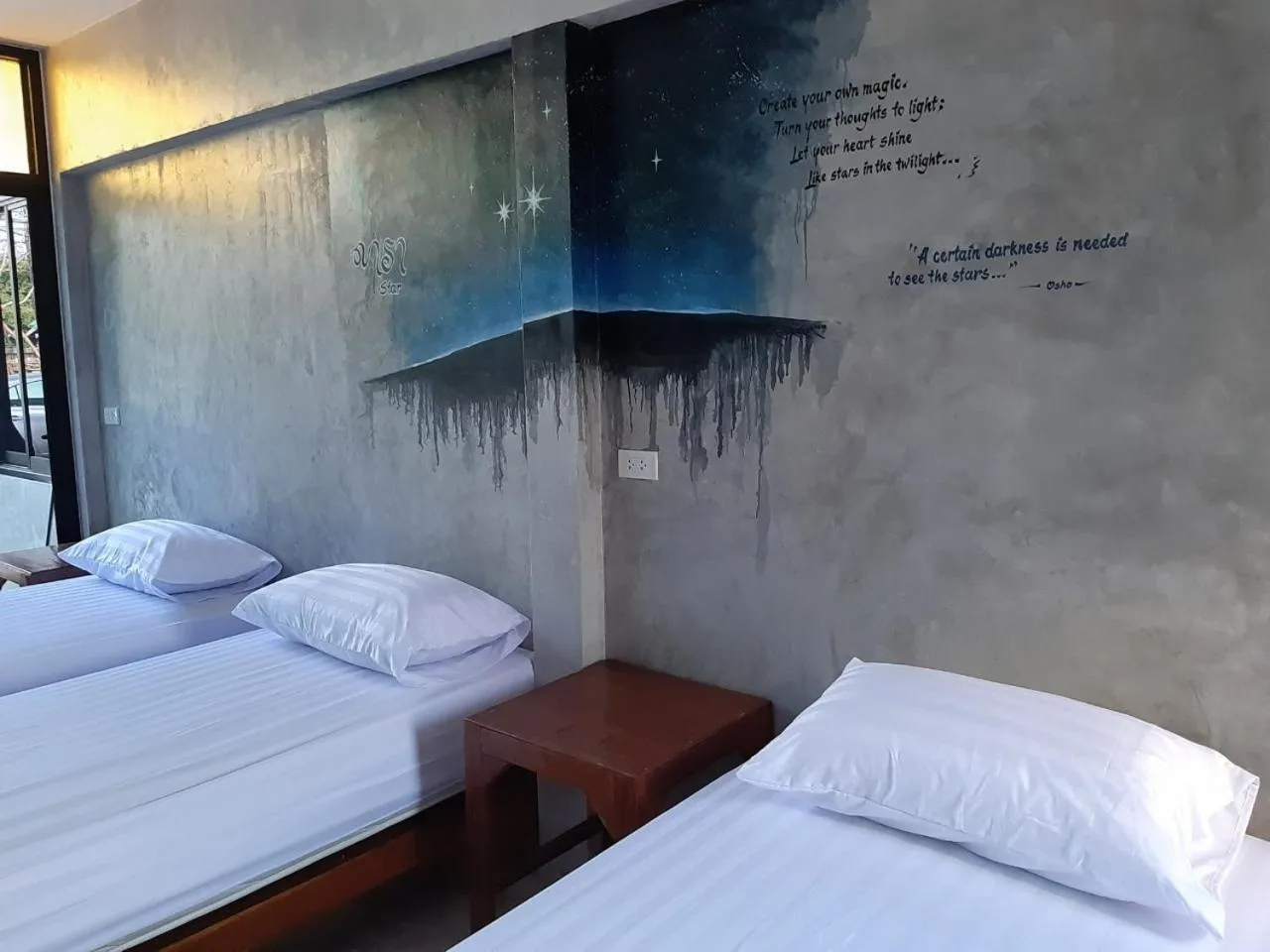 Bed in Baan Rabiangdao UthaiThani