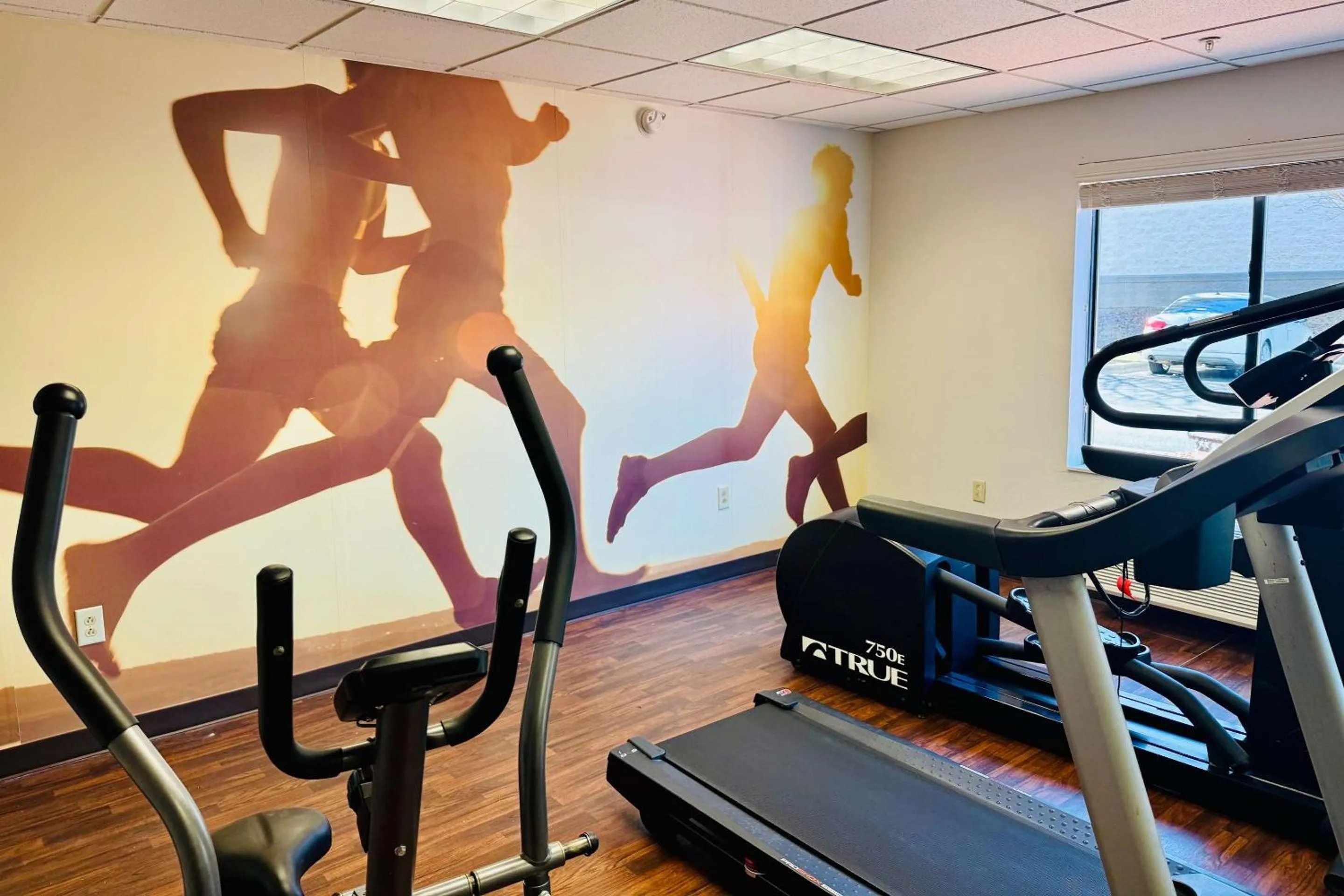 Fitness centre/facilities in Clarion Pointe Albemarle