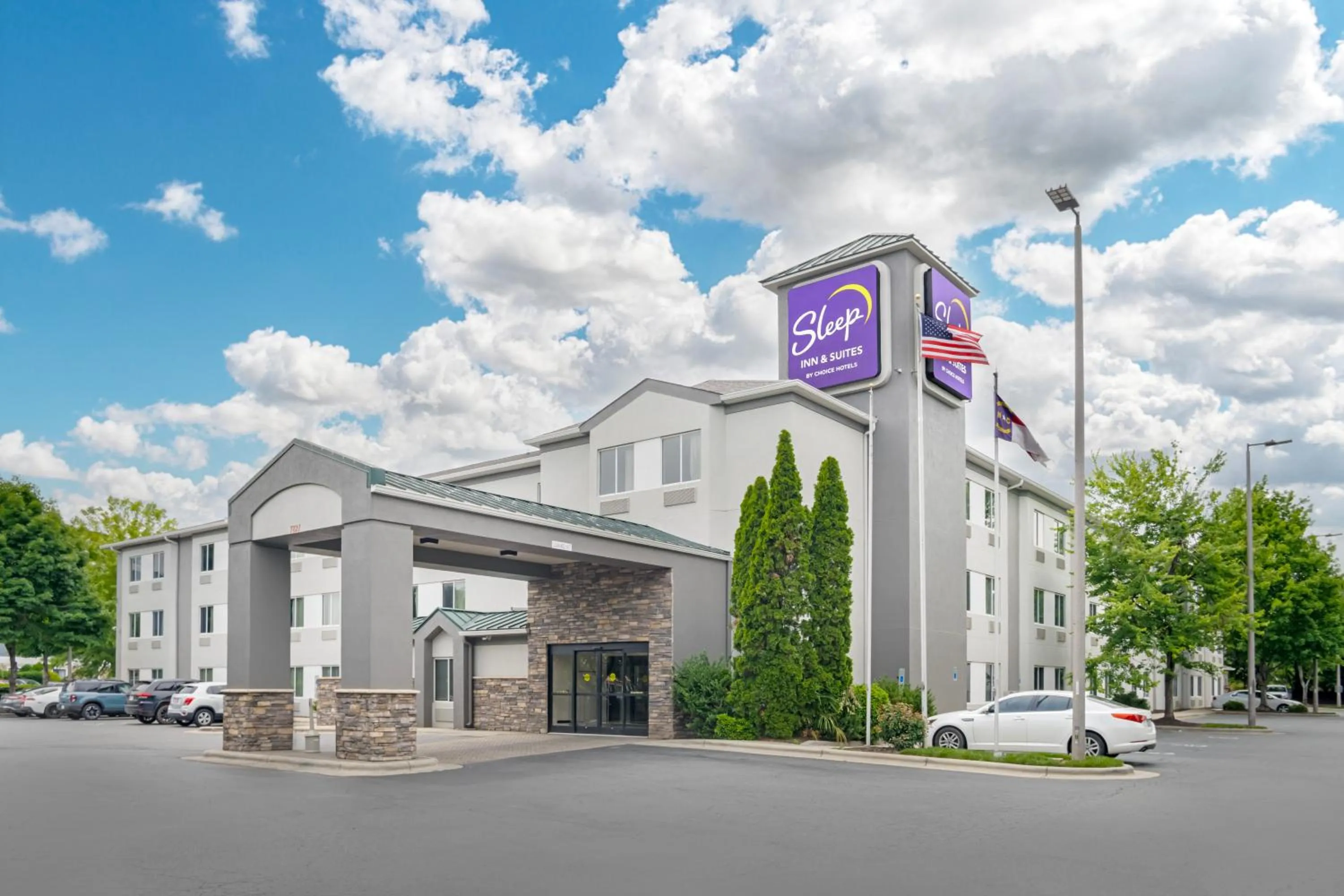 Property building in Sleep Inn & Suites at Concord Mills