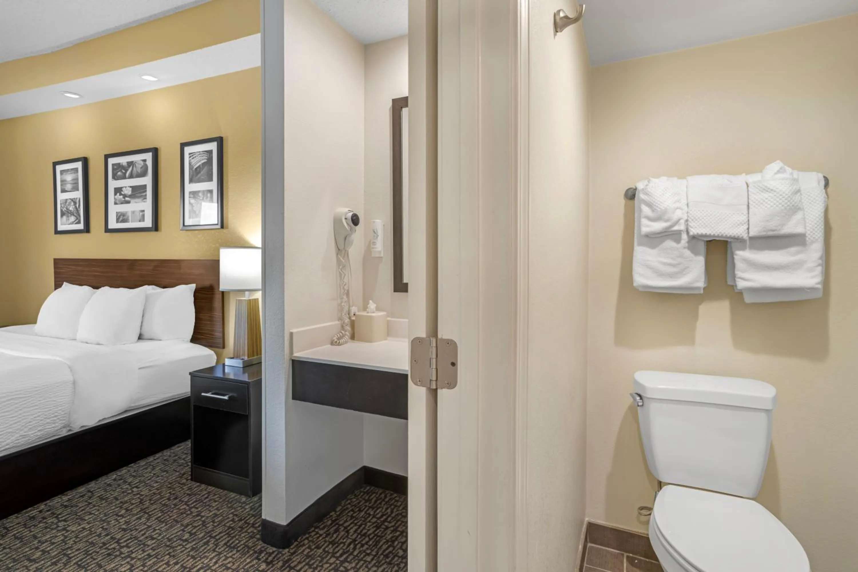 Bedroom, Bed in Sleep Inn & Suites at Concord Mills