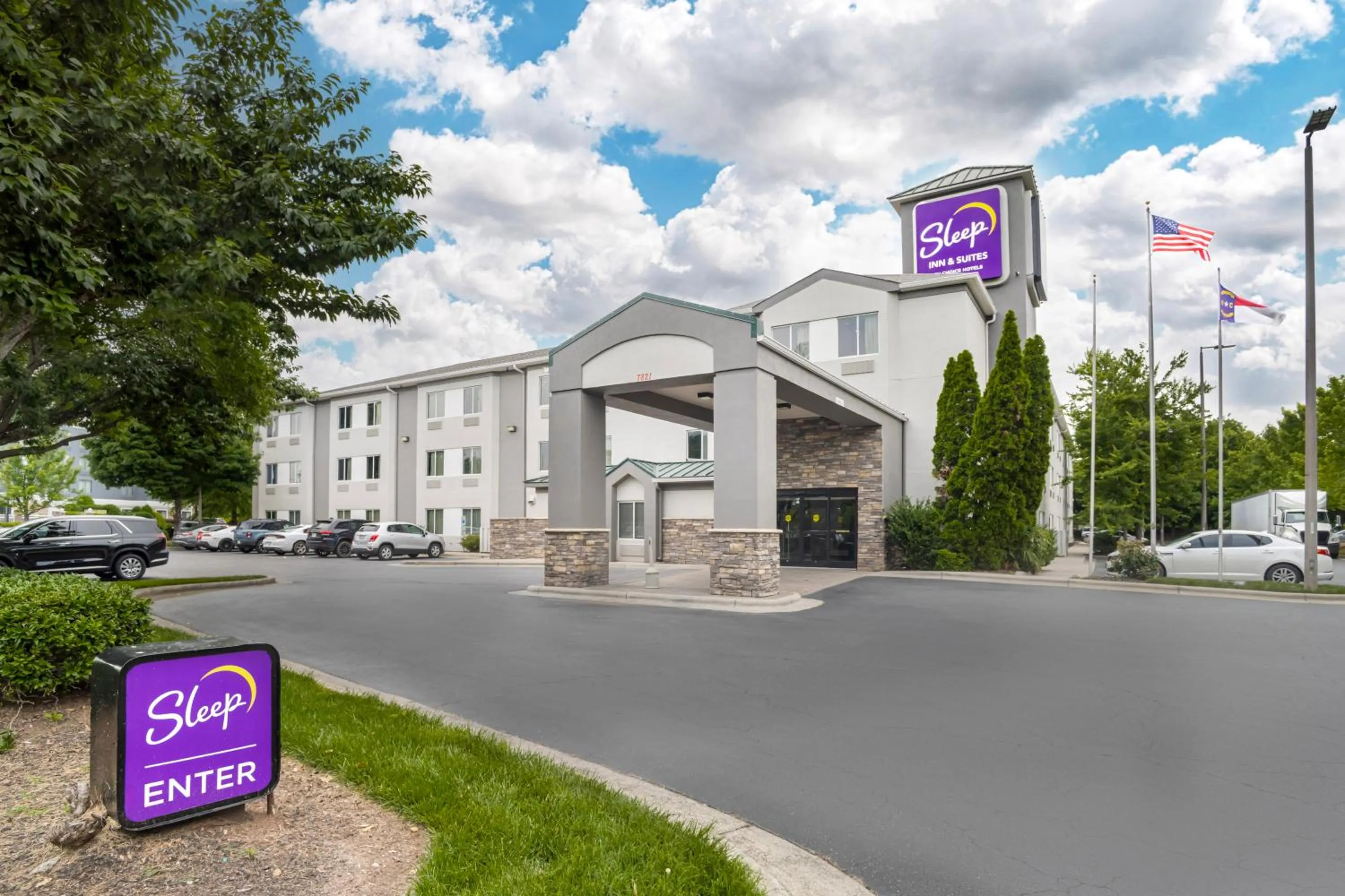 Property building in Sleep Inn & Suites at Concord Mills
