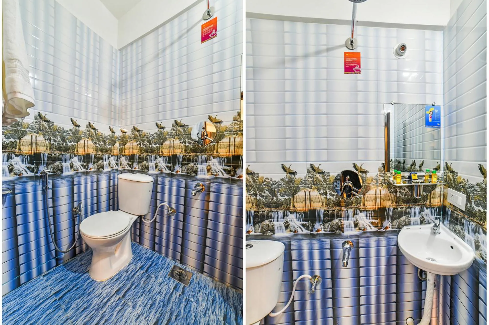 Toilet in FabHotel K7 Trends With Pool, Calangute Beach