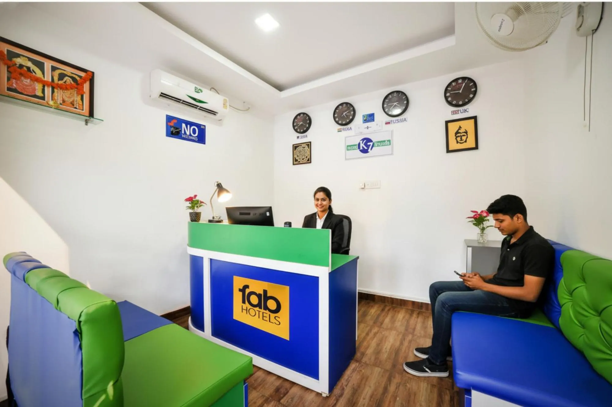 Lobby or reception in FabHotel K7 Trends With Pool, Calangute Beach