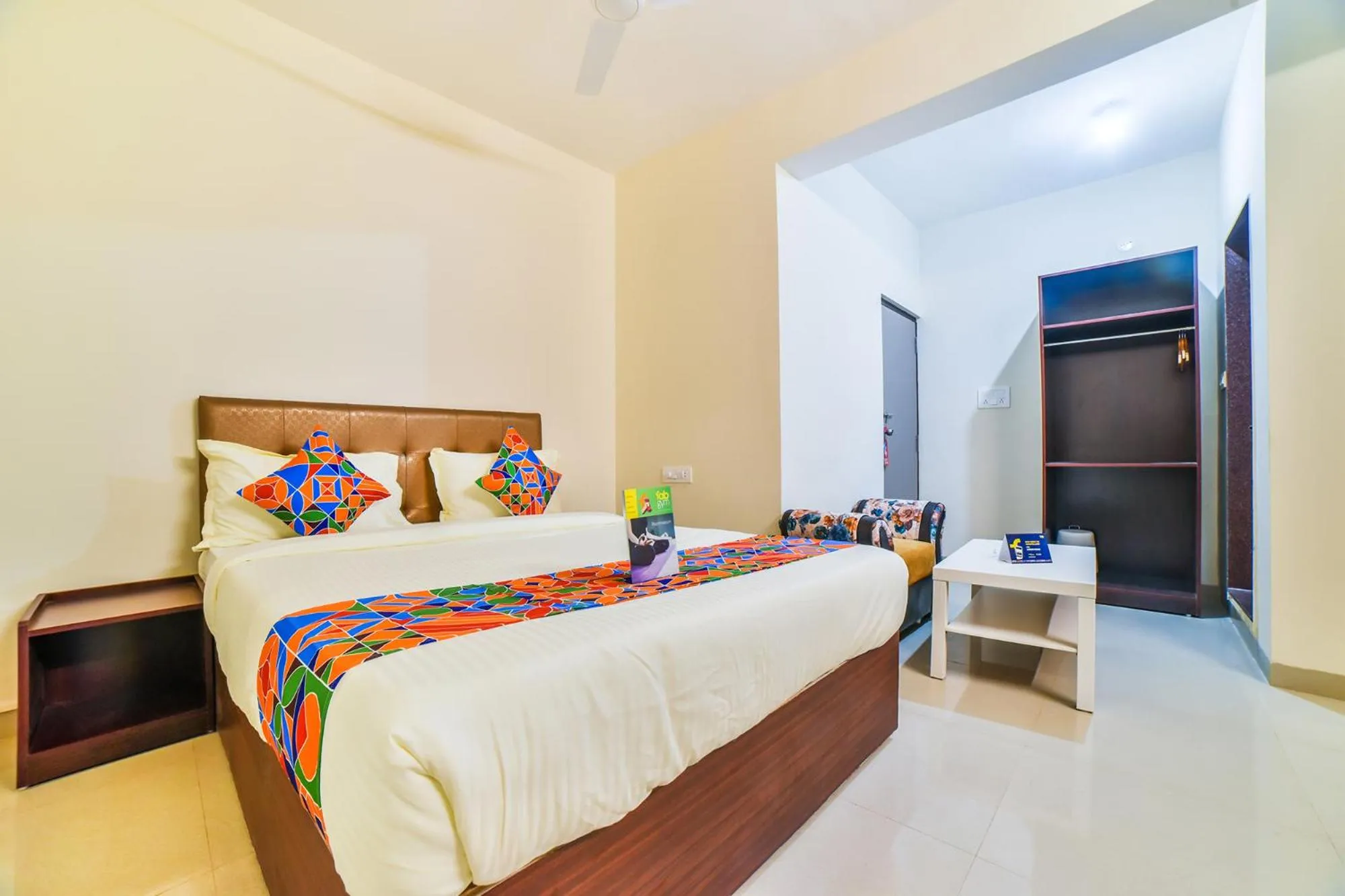 Bedroom, Bed in FabHotel K7 Trends With Pool, Calangute Beach
