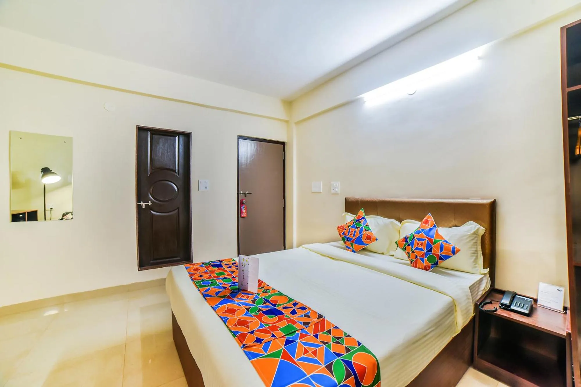 Bedroom, Bed in FabHotel K7 Trends With Pool, Calangute Beach