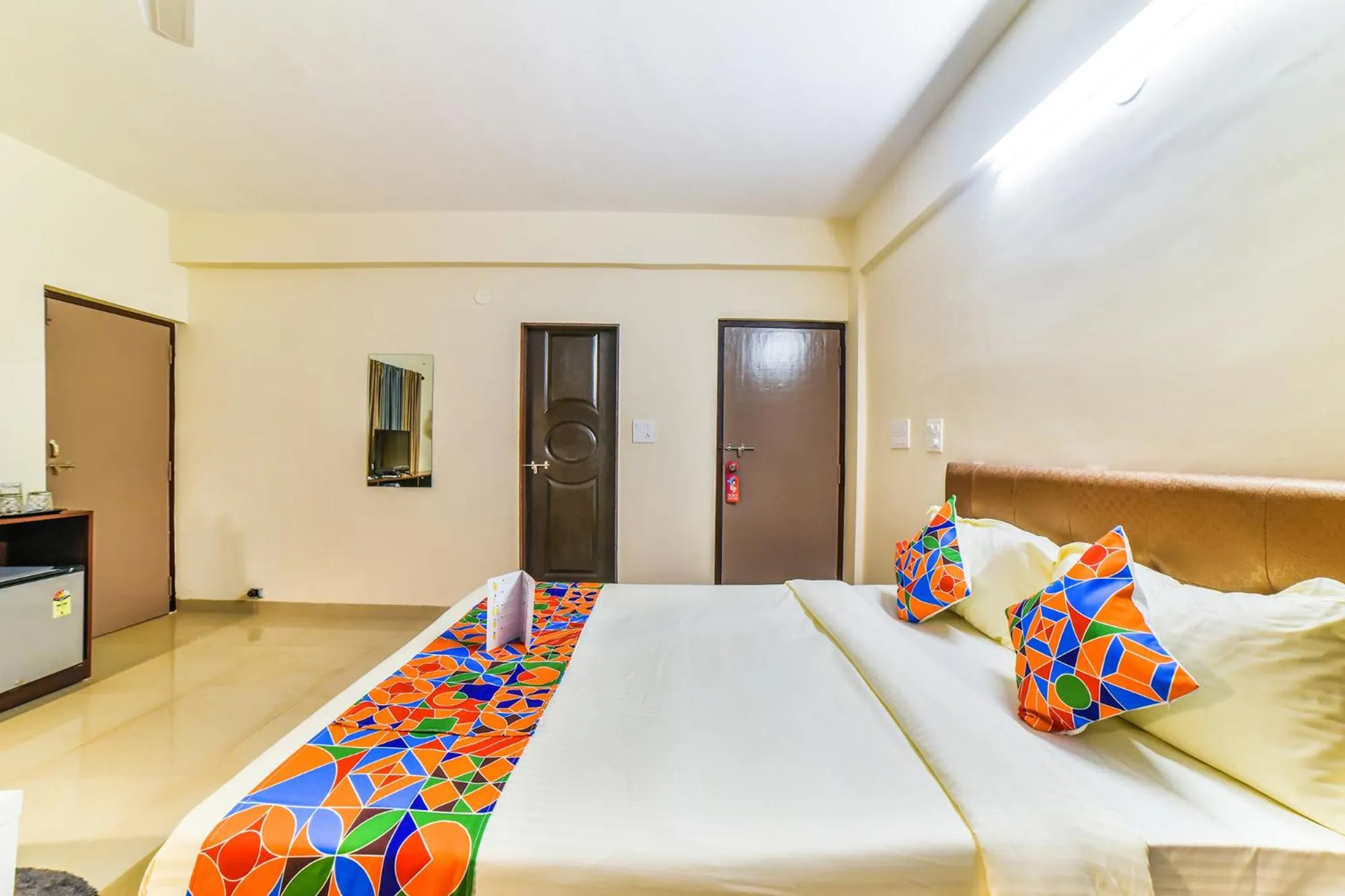 Bedroom, Bed in FabHotel K7 Trends With Pool, Calangute Beach