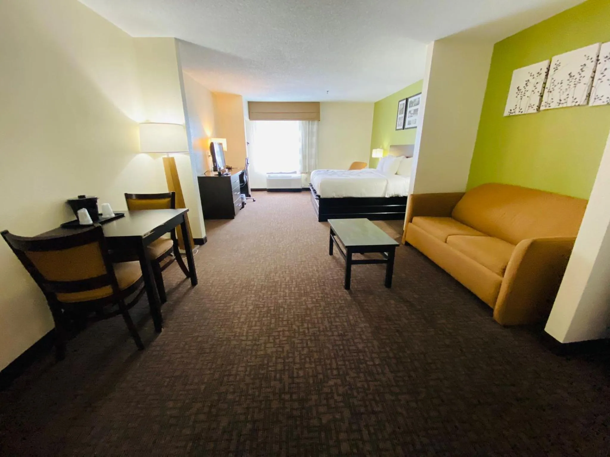 Photo of the whole room, Bed in Sleep Inn & Suites Jacksonville near Camp Lejeune