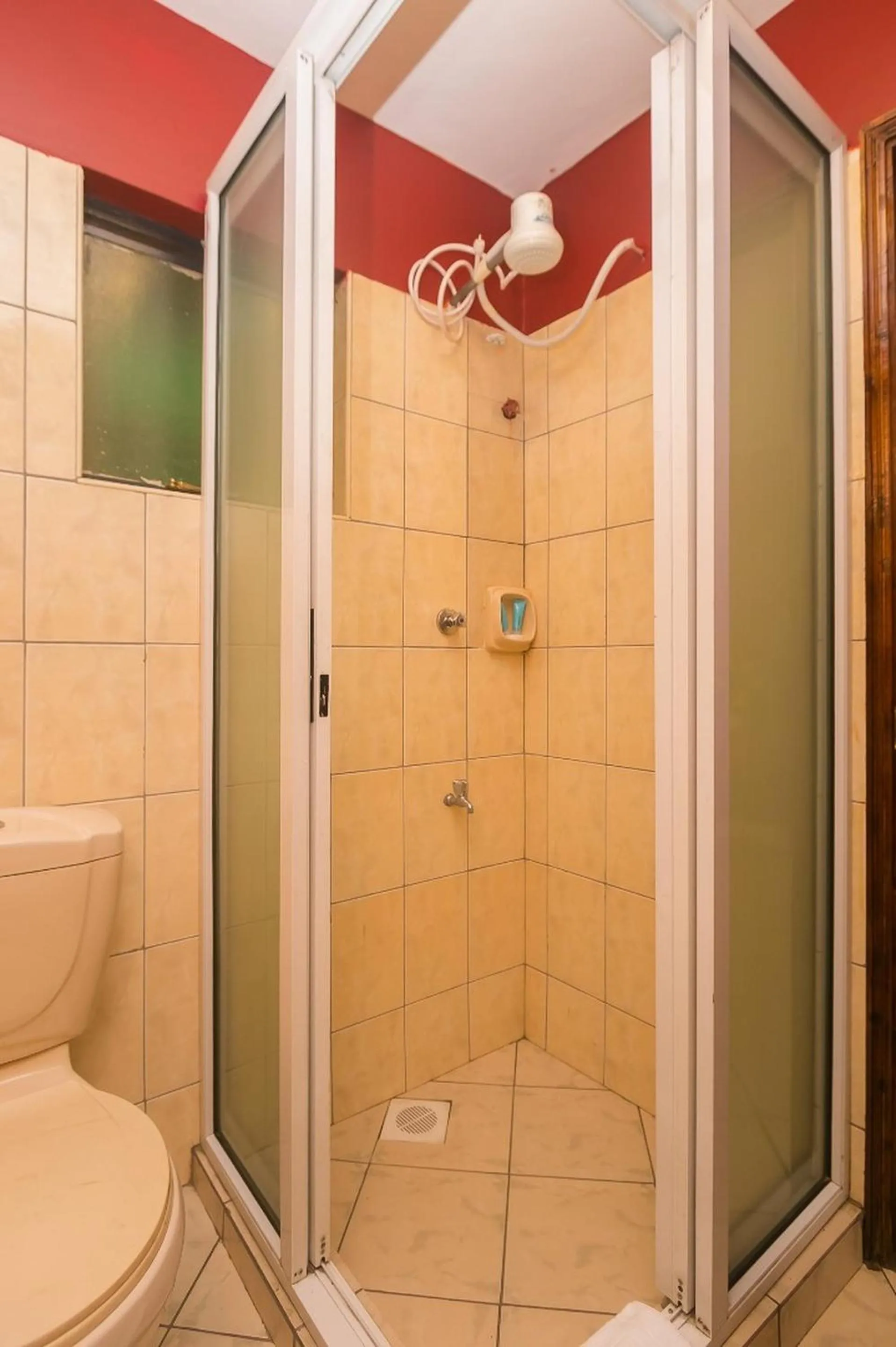 Shower in Plus254 Hotel