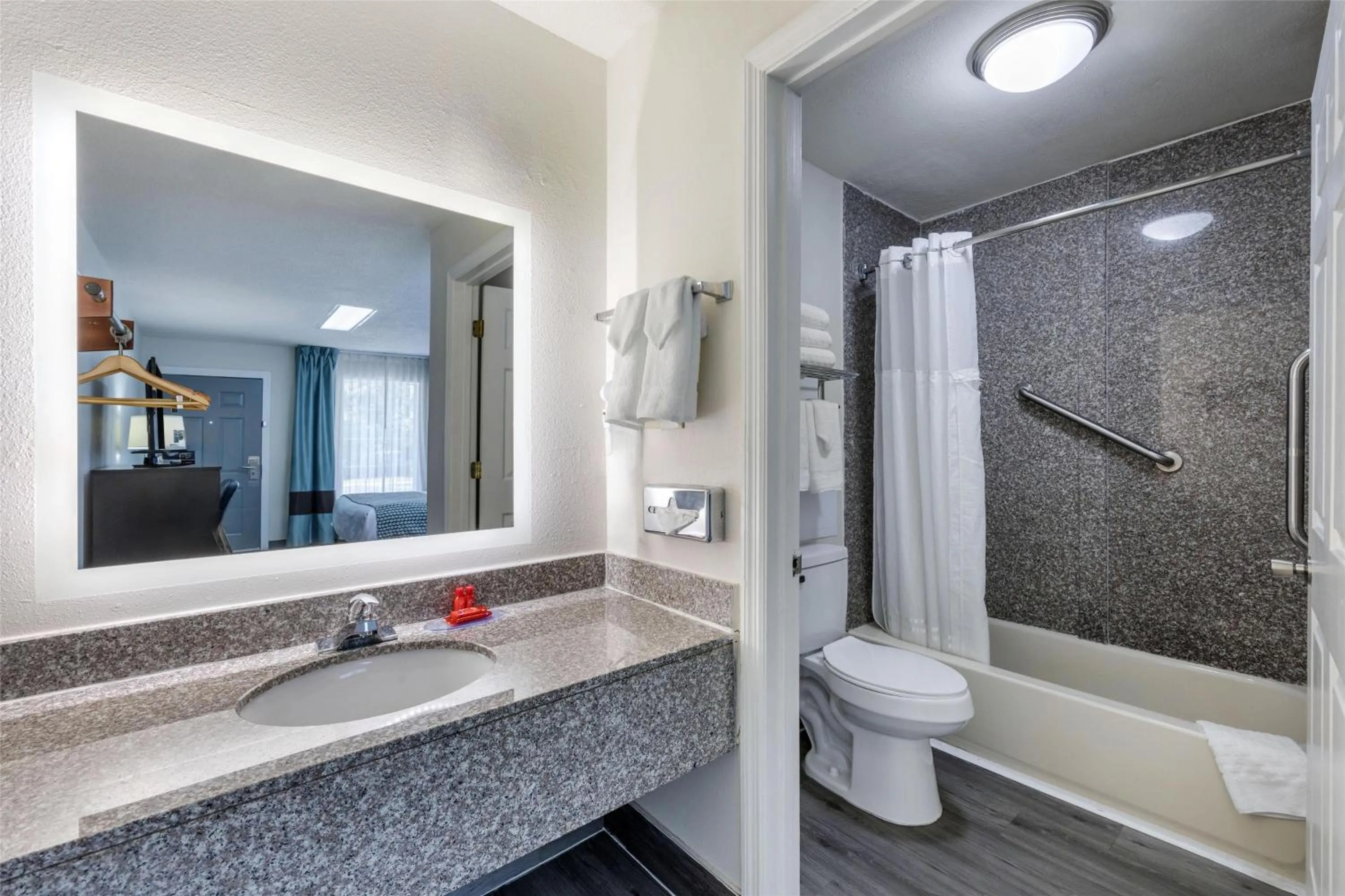 Bathroom in SureStay Plus Hotel by Best Western Asheboro