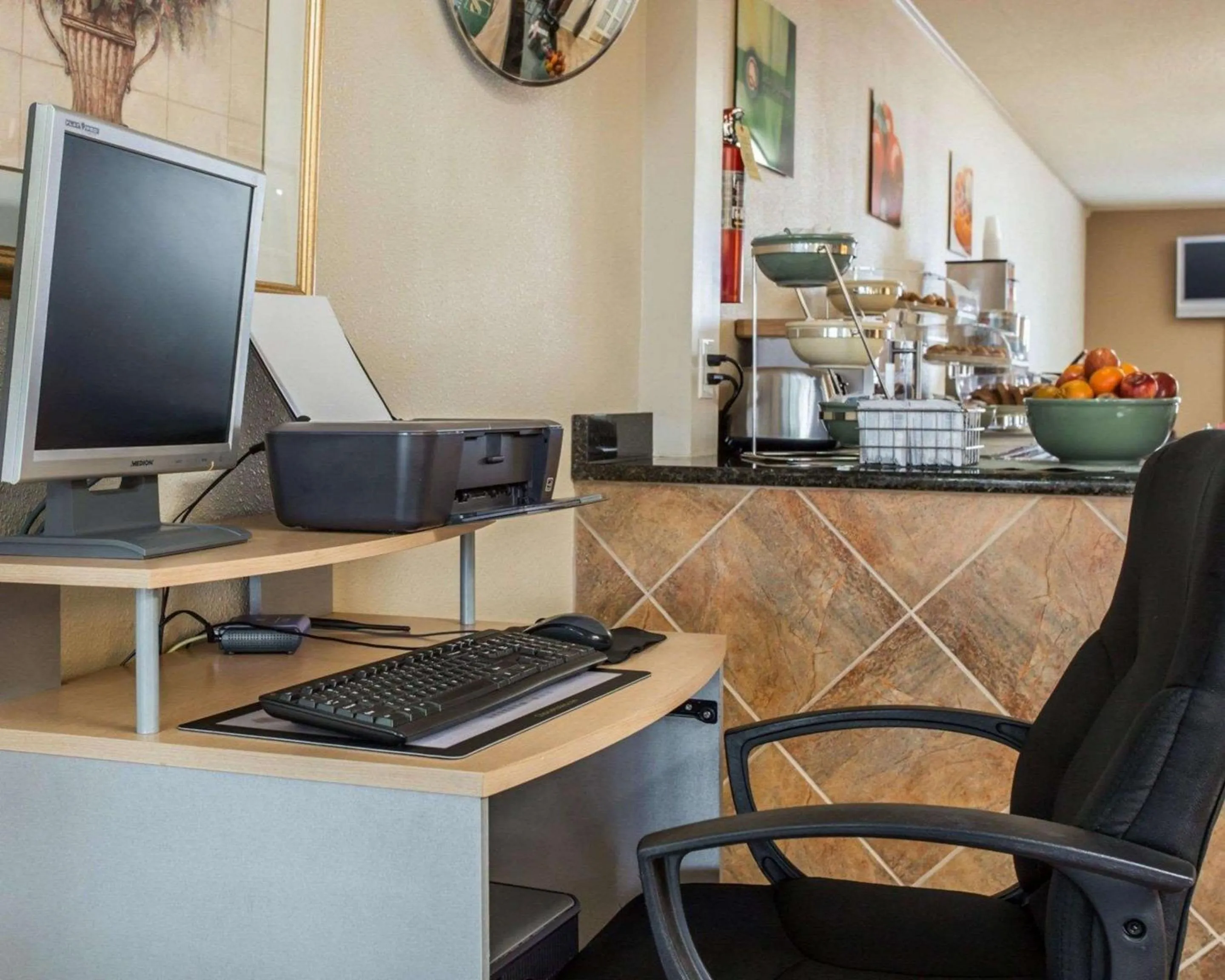 On site in Quality Inn & Suites Monroe