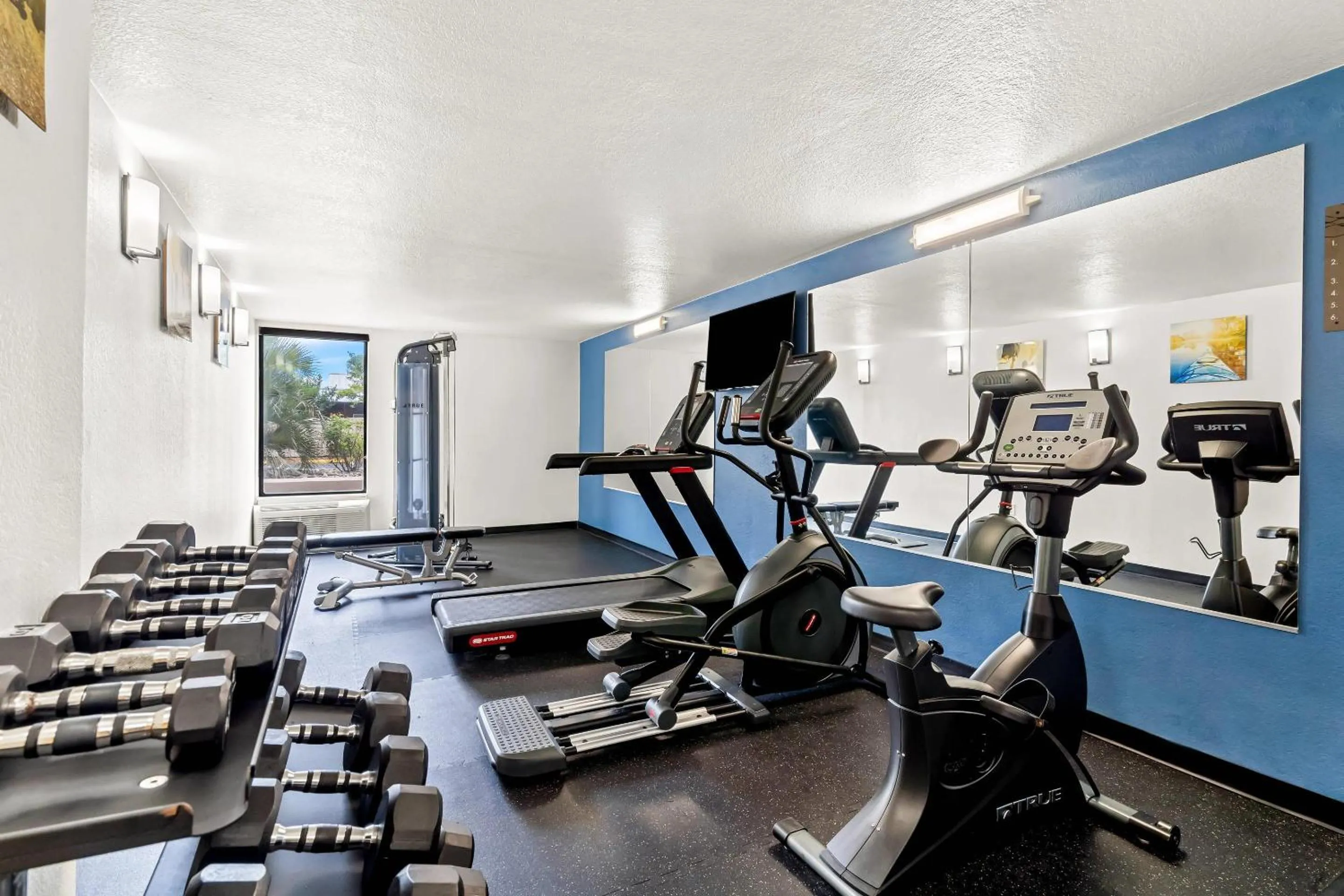 Fitness centre/facilities in Comfort Inn University